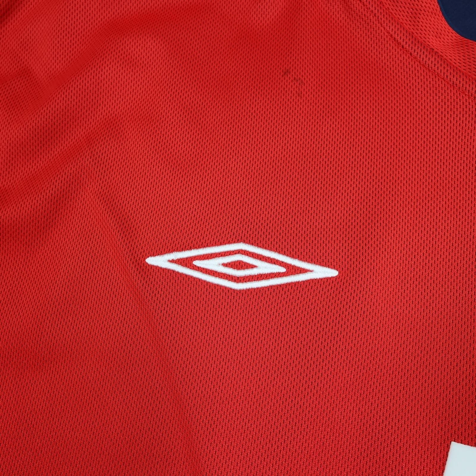 Vintage England Away Shirt Mens Extra Large Red 2002 2004 Umbro Beckham 7 00s photo 7