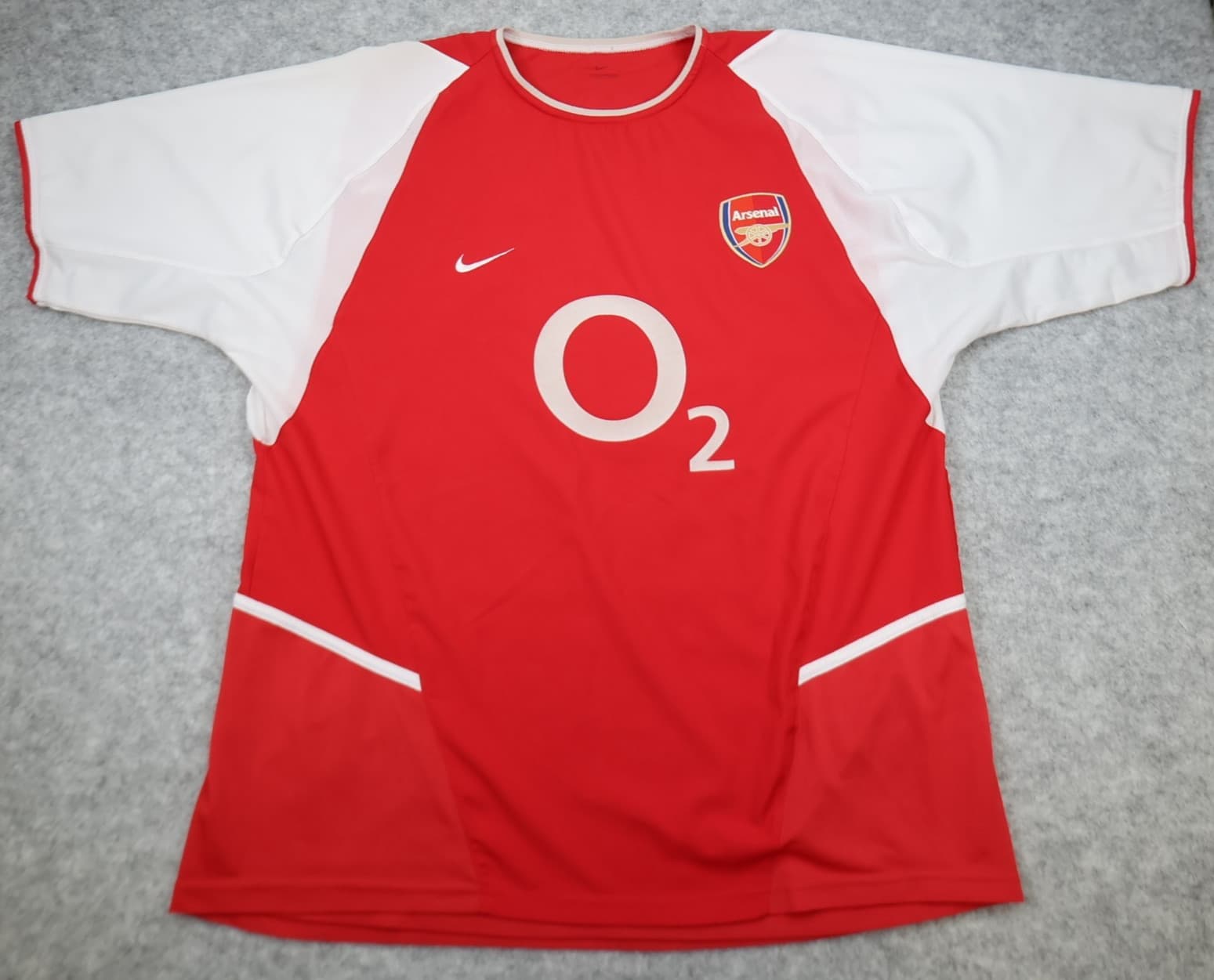 Arsenal Shirt Extra Large Red Home 2000 2004 Henry Invincibles Soccer Jersey photo 2