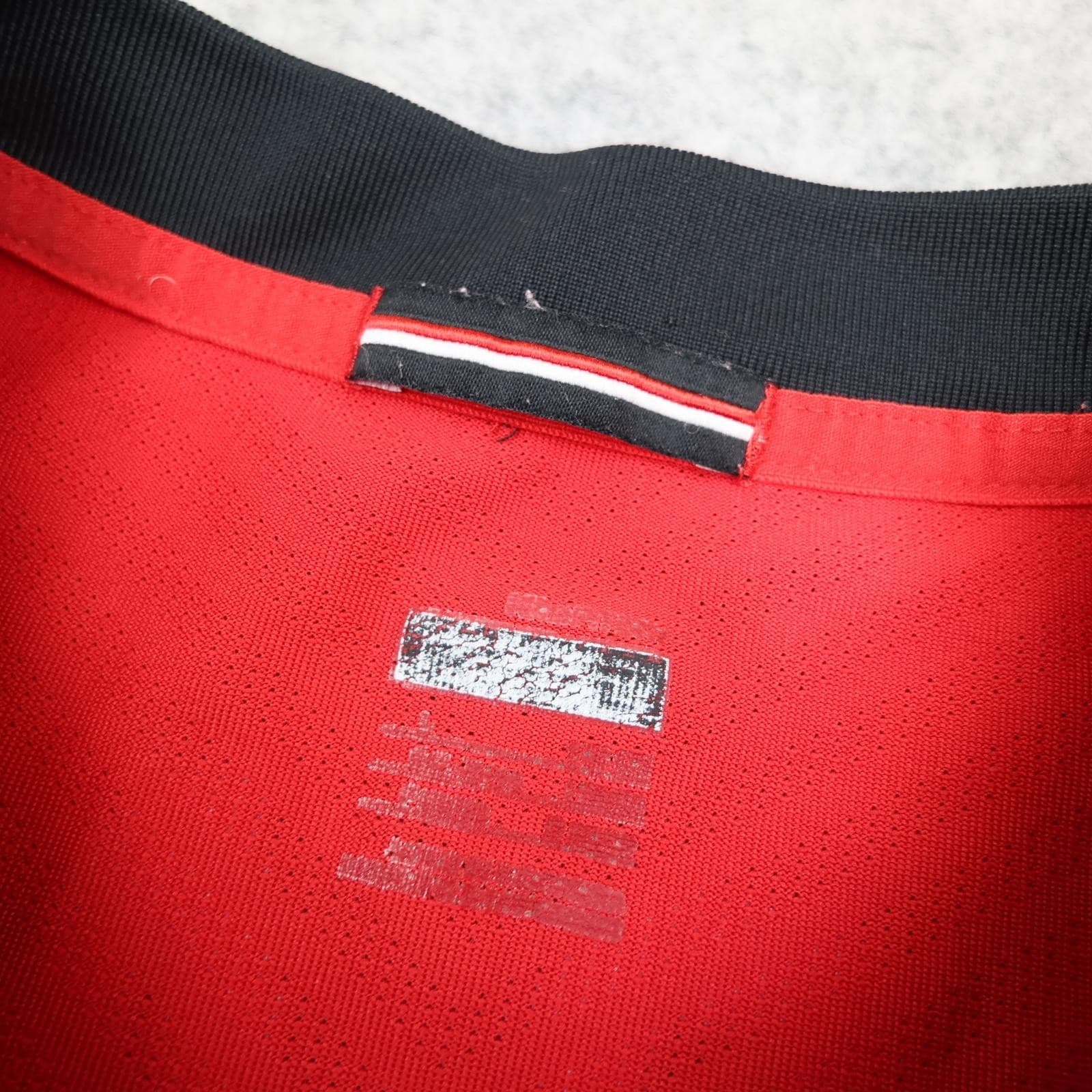 Manchester United Shirt Mens Large Red 2009 2010 Football Nike AIG Berbatov 9 photo 11