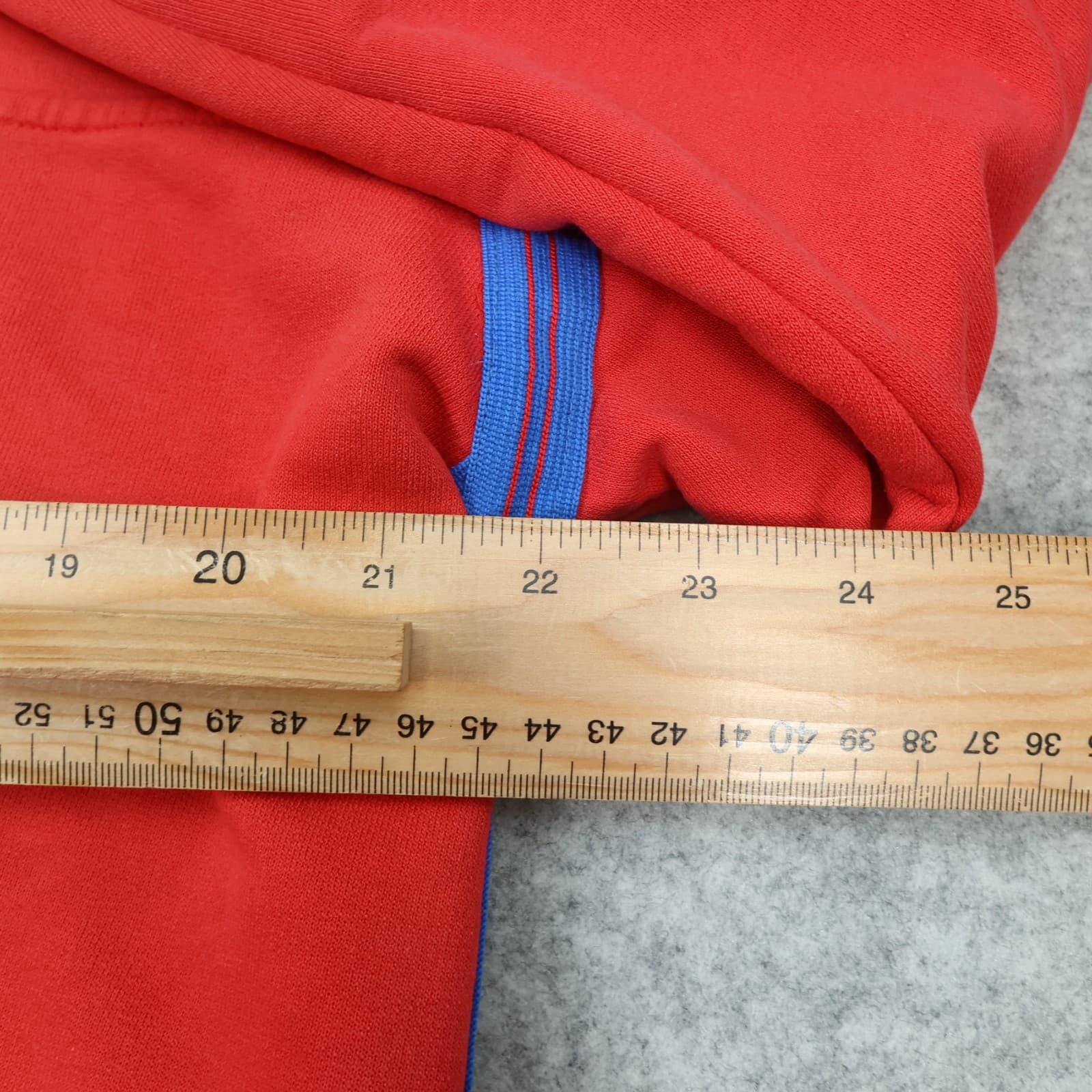 Vintage South Korea Jumper Large Nike Red Drill Top Pullover 1998 2000 1/4 Zip photo 10