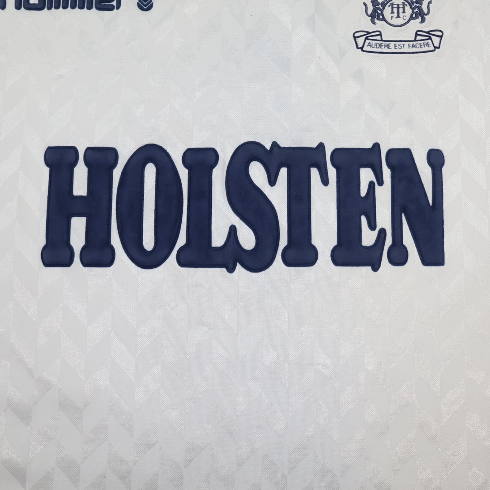 Vintage Tottenham Hotspur Shirt XL White Home Kit 1987 1989 Soccer Jersey 80s photo 6
