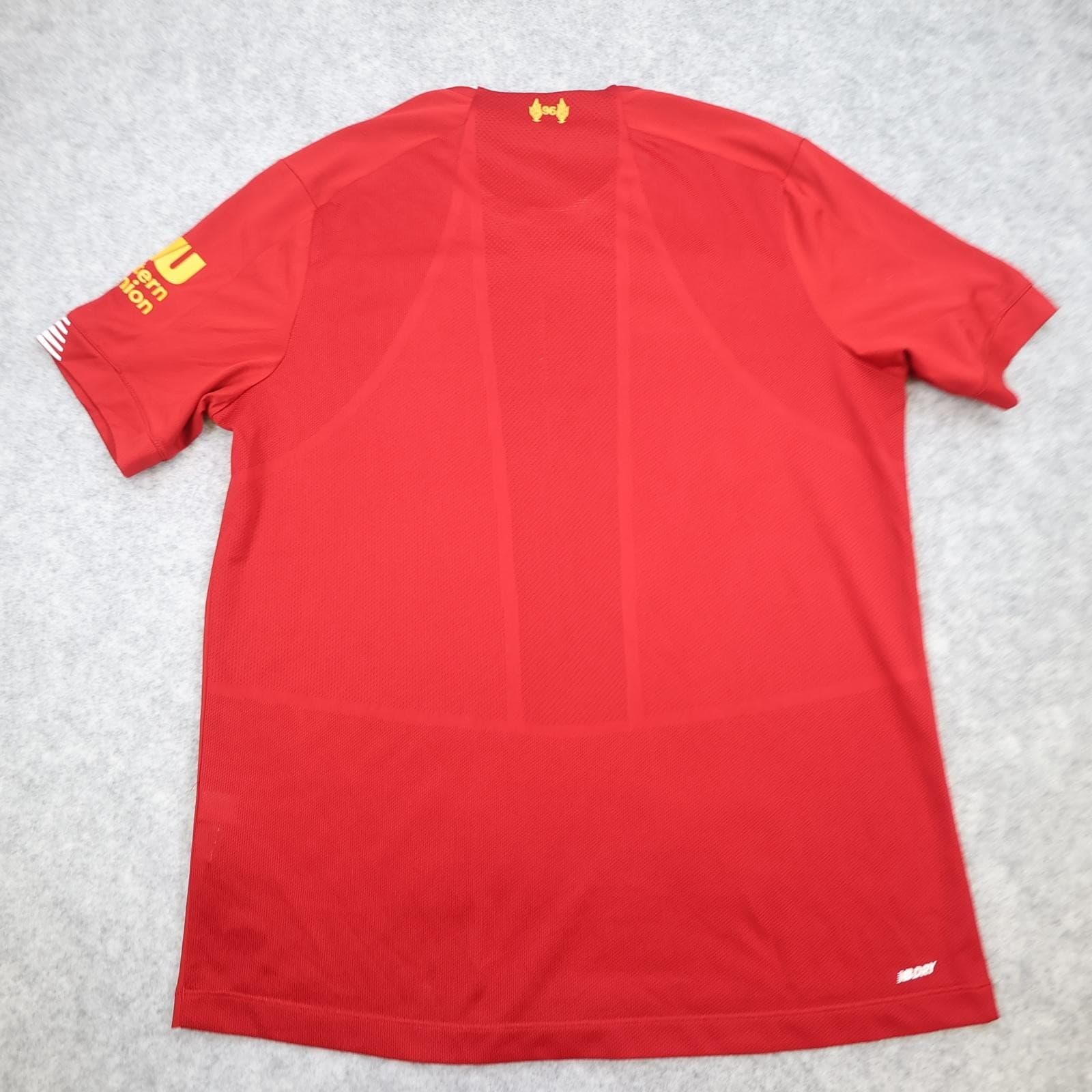 Liverpool Shirt Mens Large Red Home 2019 Football New Balance Standard Chartered photo 2