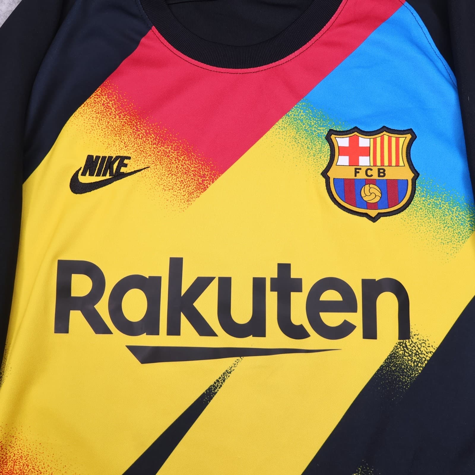 Barcelona Shirt Medium Black Goalkeeper Kit 2019 2020 Nike Soccer Jersey photo 4