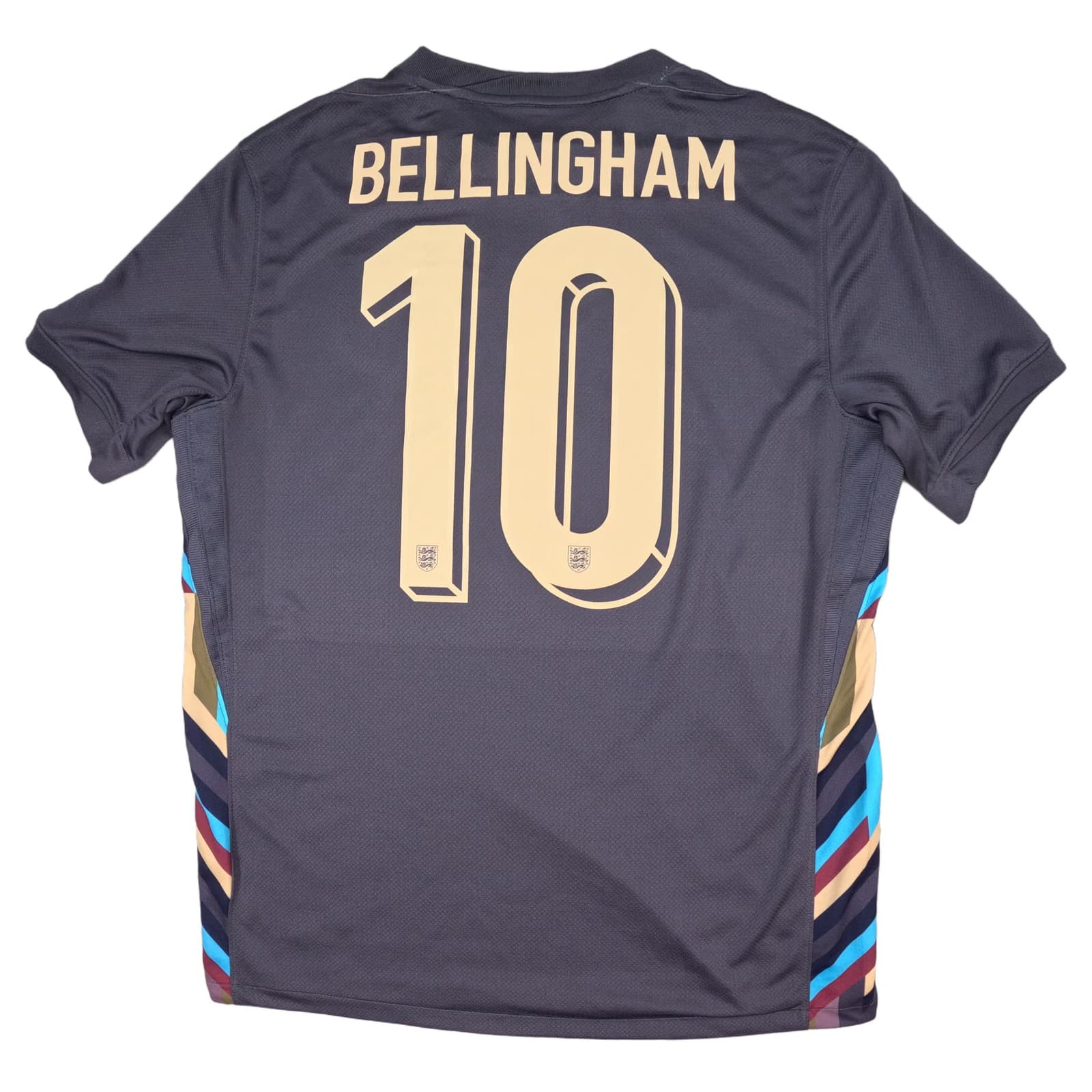 England Football Shirt Medium Away 2024 2025 Nike Jude Bellingham 10 Jersey