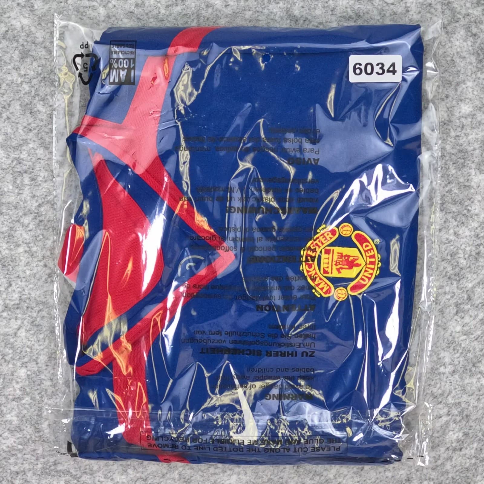 Manchester United Football Shirt Extra Large 2005 2006 Ronaldo Soccer Jersey photo 5