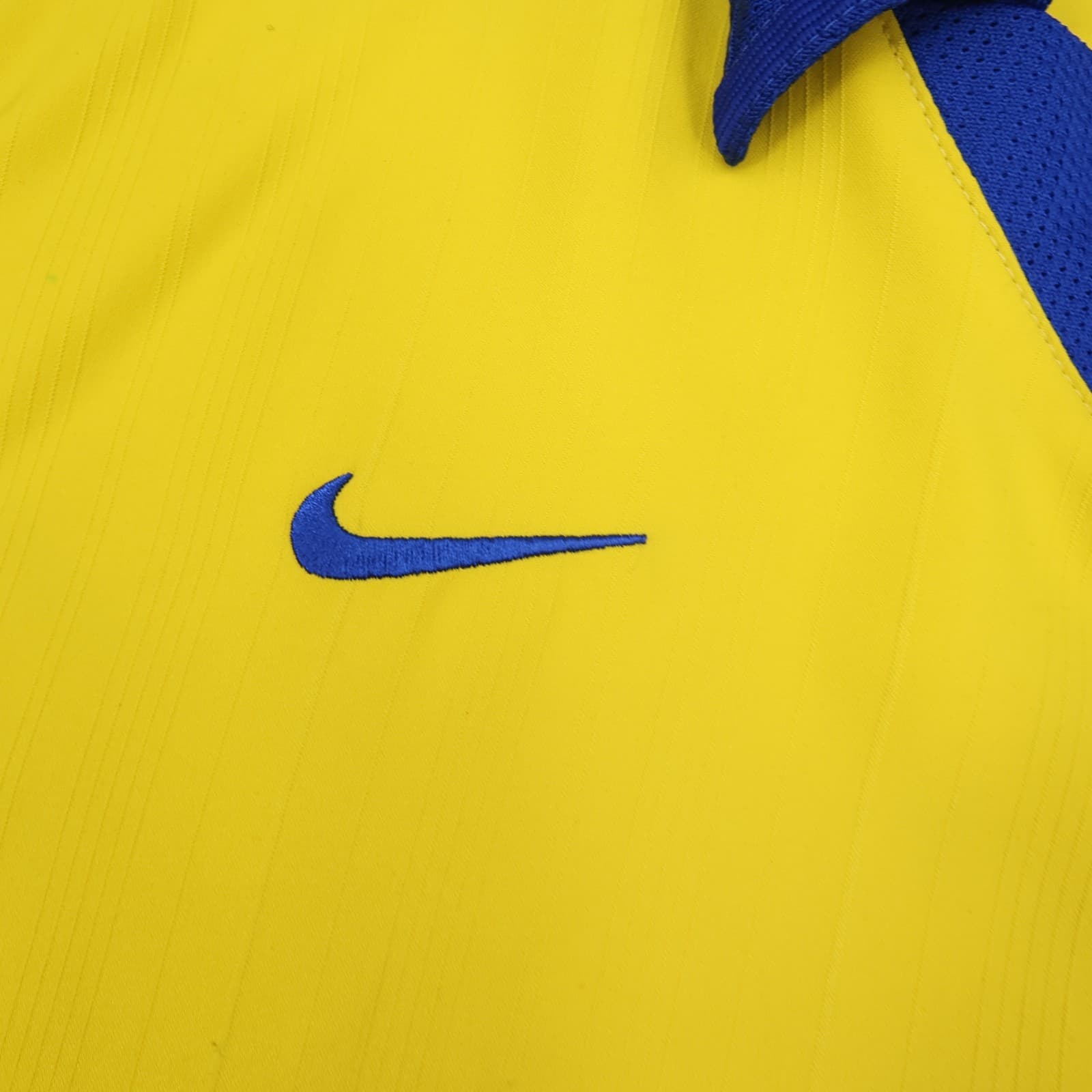 Arsenal Shirt Medium Yellow Away Kit 2003 2004 Nike Soccer Jersey O2 photo 5