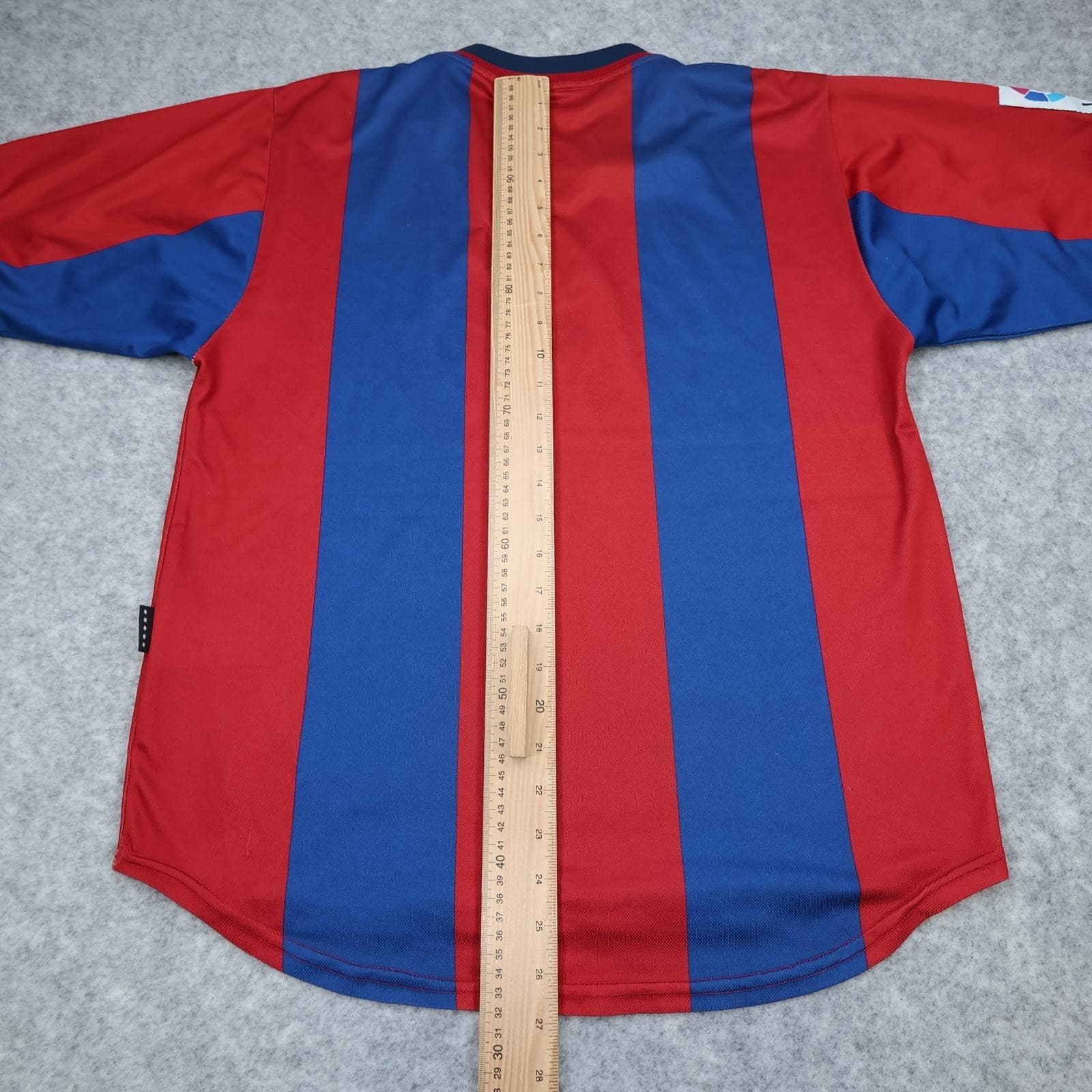 Vintage Barcelona Shirt Mens Medium Red Blue Home Football Nike 1998 1999 photo 10