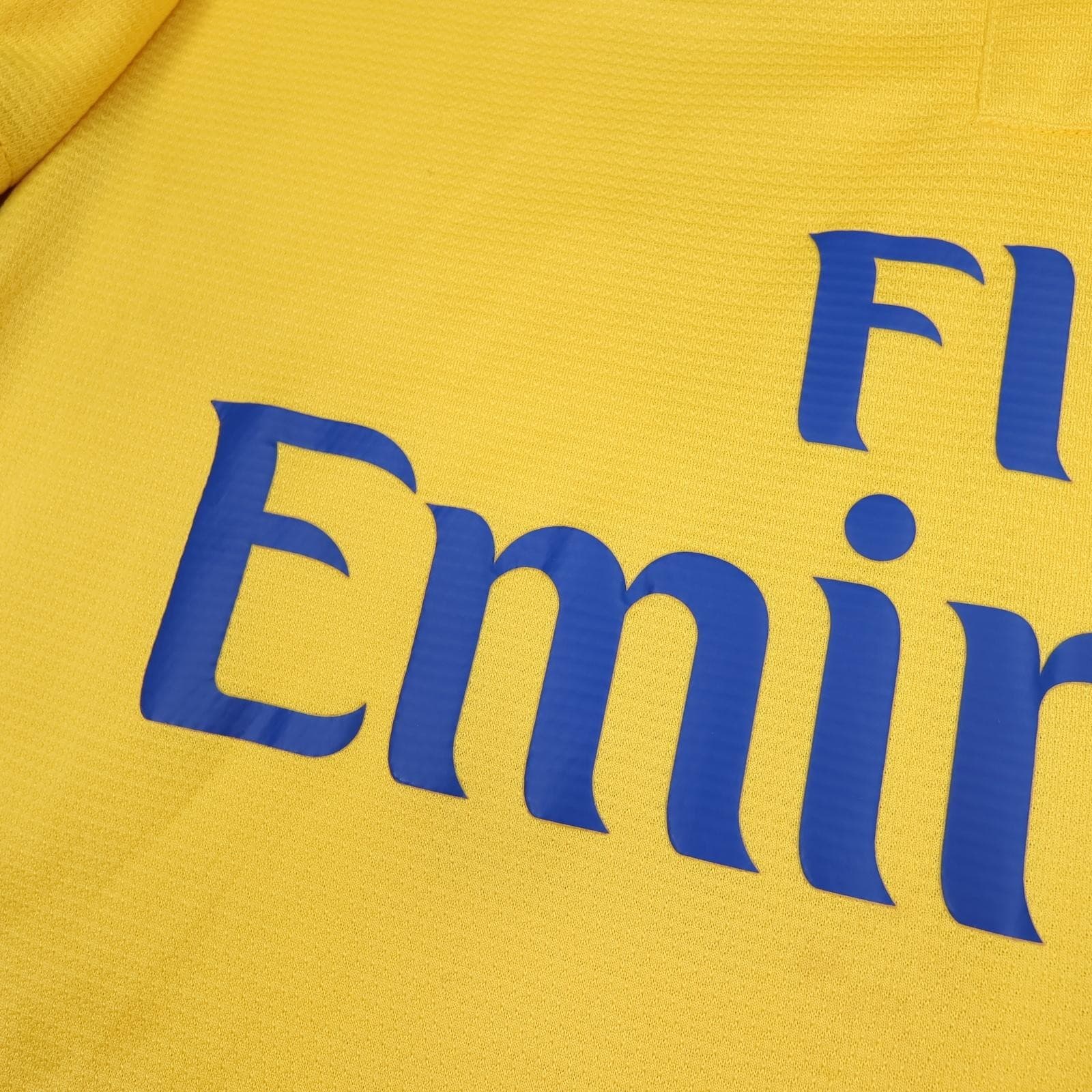 Arsenal Away Shirt Mens Small Yellow 2013 2014 EPL Nike Soccer Jersey Giroud 12 photo 4