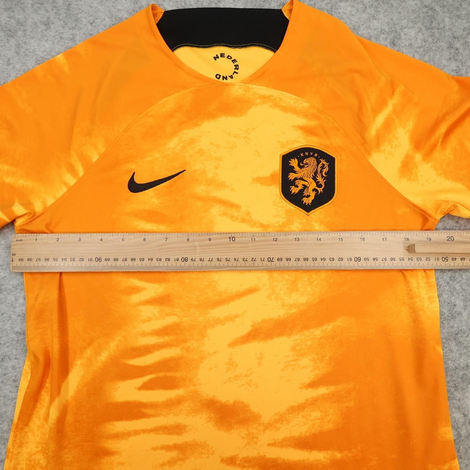 Netherlands Shirt Mens Medium Home 2022 2023 Orange Football Jersey Nike KNVB photo 9