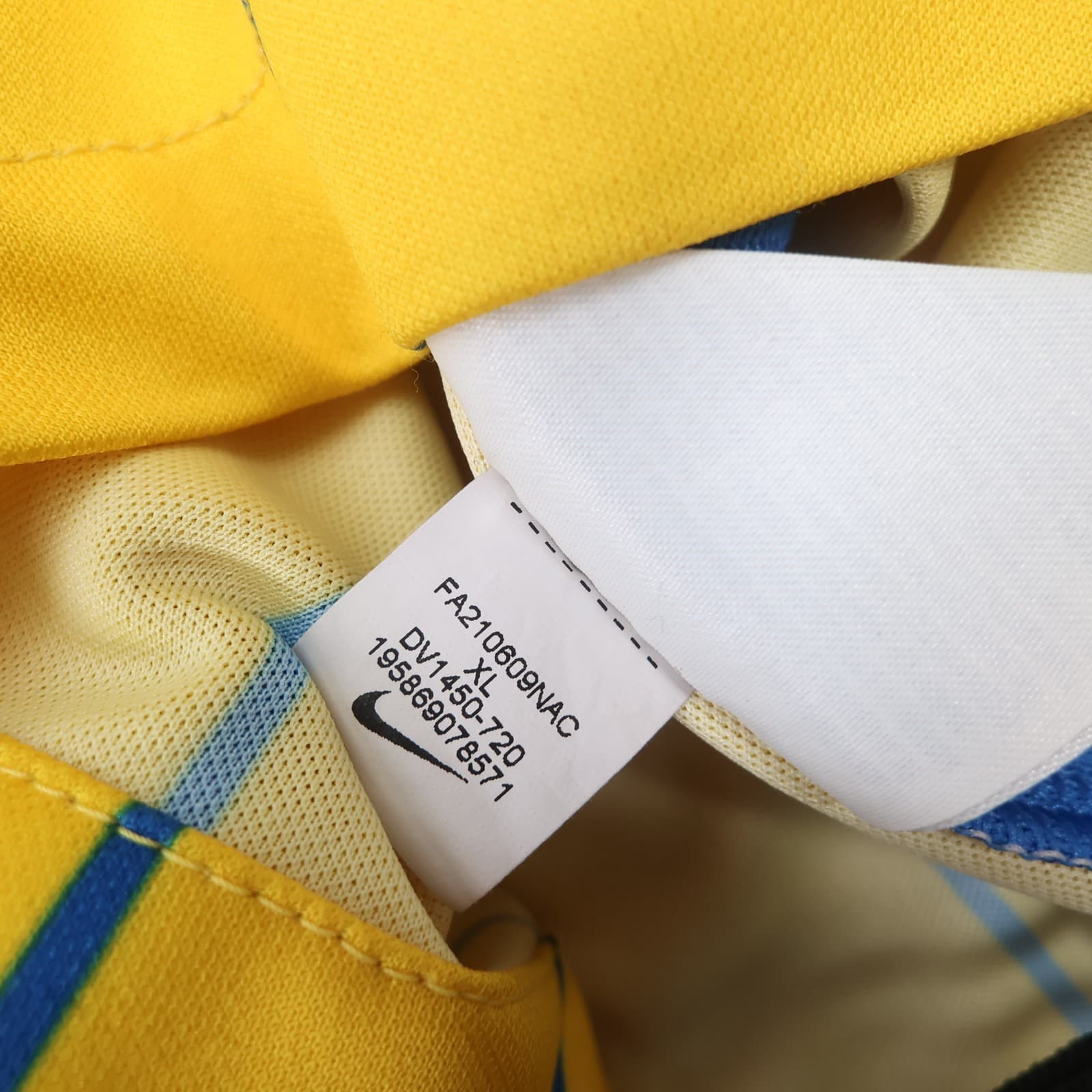 Birmingham City Shirt Extra Large Away shirt Yellow Nike 2021 2022 Soccer Jersey photo 10