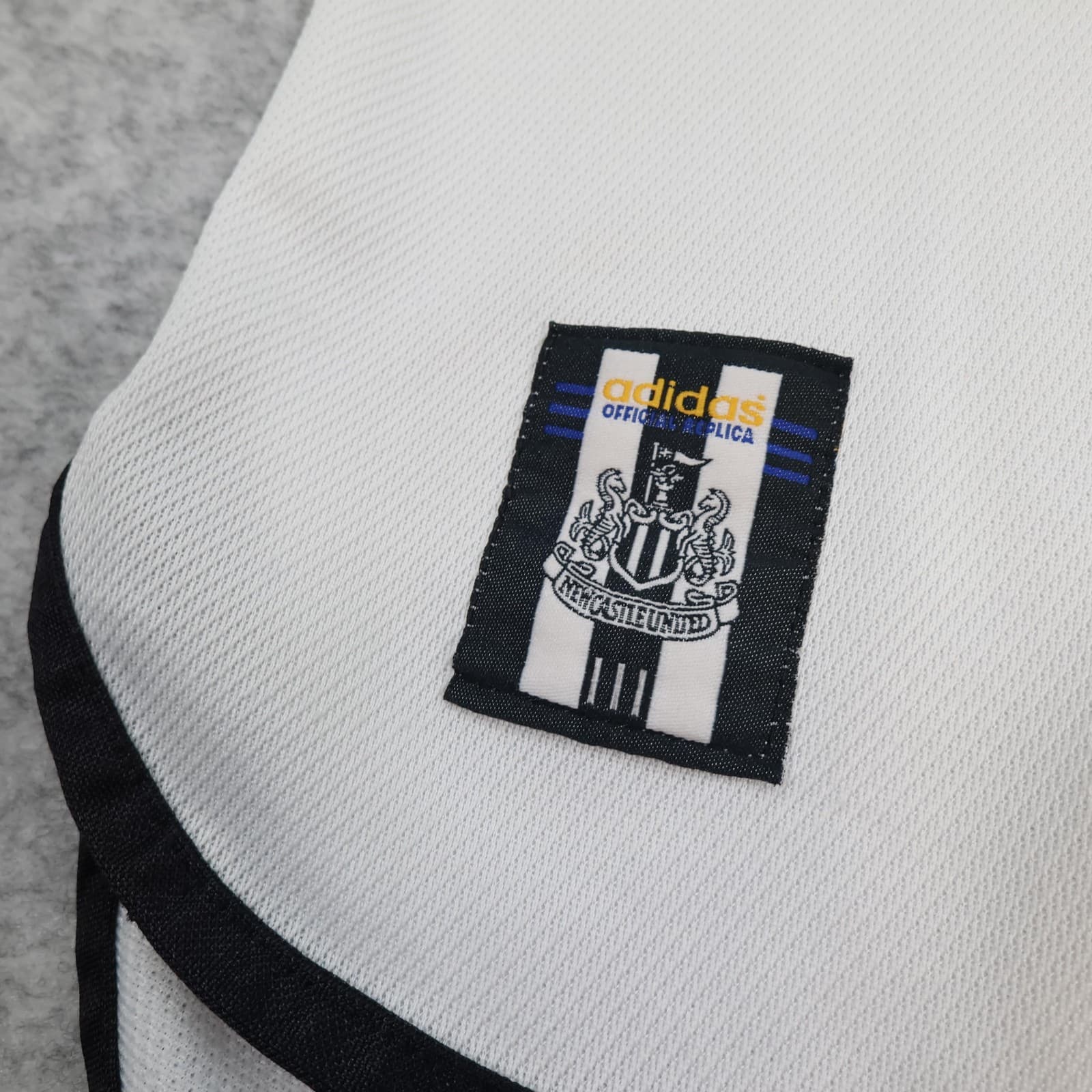 Vintage Newcastle United Shirt Mens Medium White Away 1999 2000 Adidas 90s photo 7