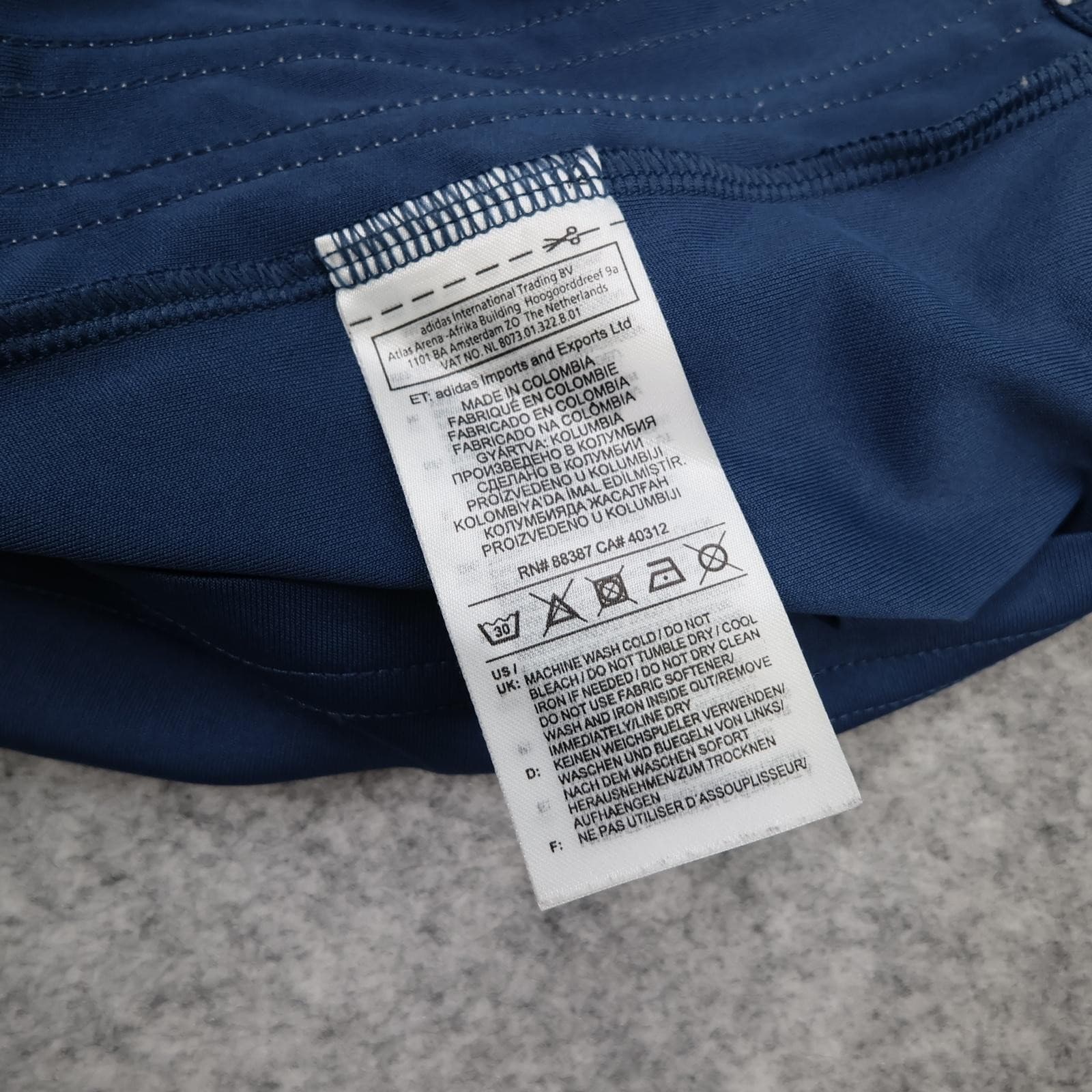 LA Galaxy Shirt Mens Medium Blue 2019 2020 Football Adidas Soccer Jersey photo 14