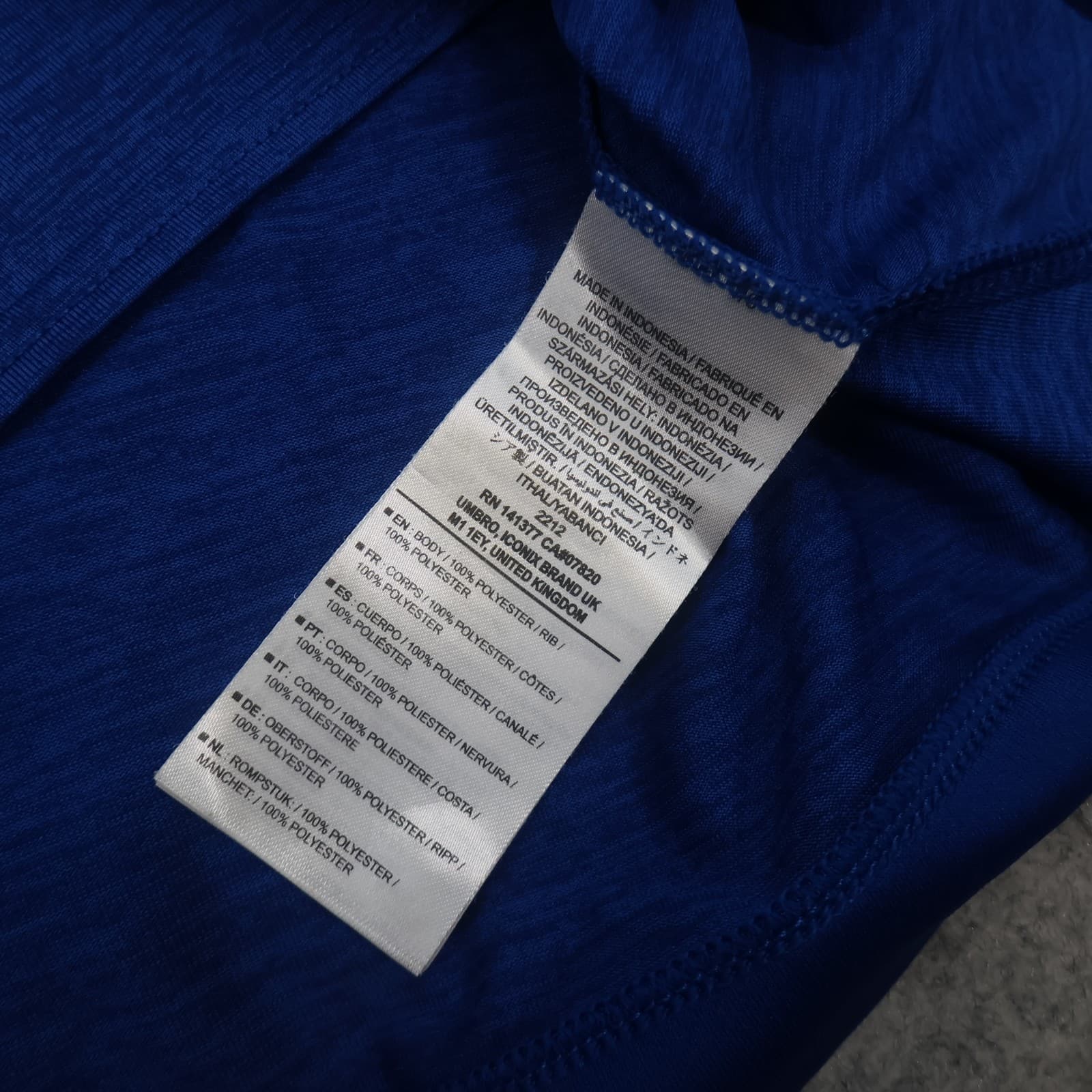 Everton Shirt Large Blue Home Kit 2018 2019 Umbro Soccer Jersey photo 9