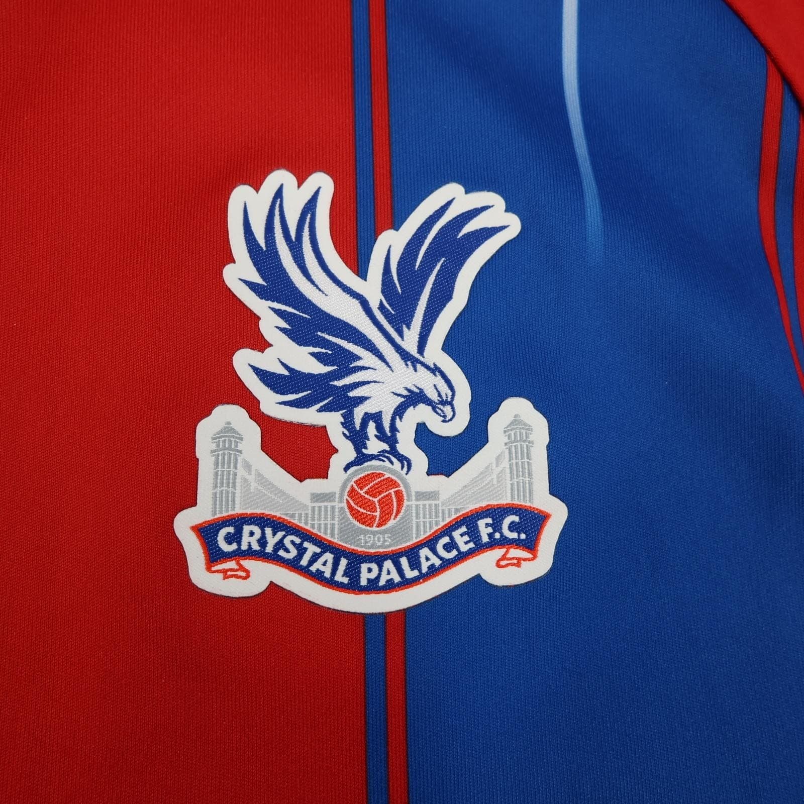 Crystal Palace Shirt Mens Large Home Multi EPL Football Puma 2019 2020 Jersey photo 4