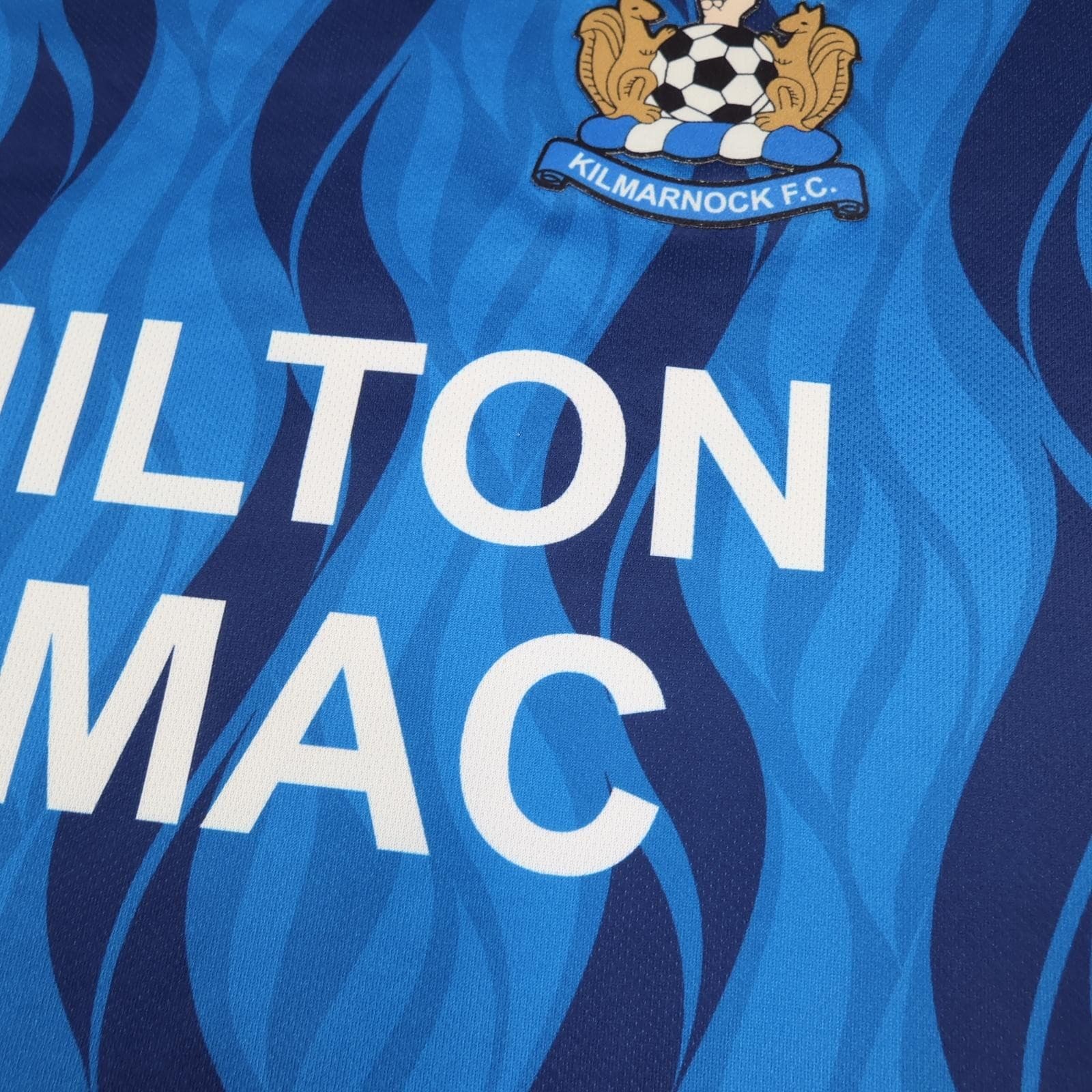 Kilmarnock Shirt Mens XL Blue Training SPFL 2023 2023 Soccer Hummel Jersey photo 5