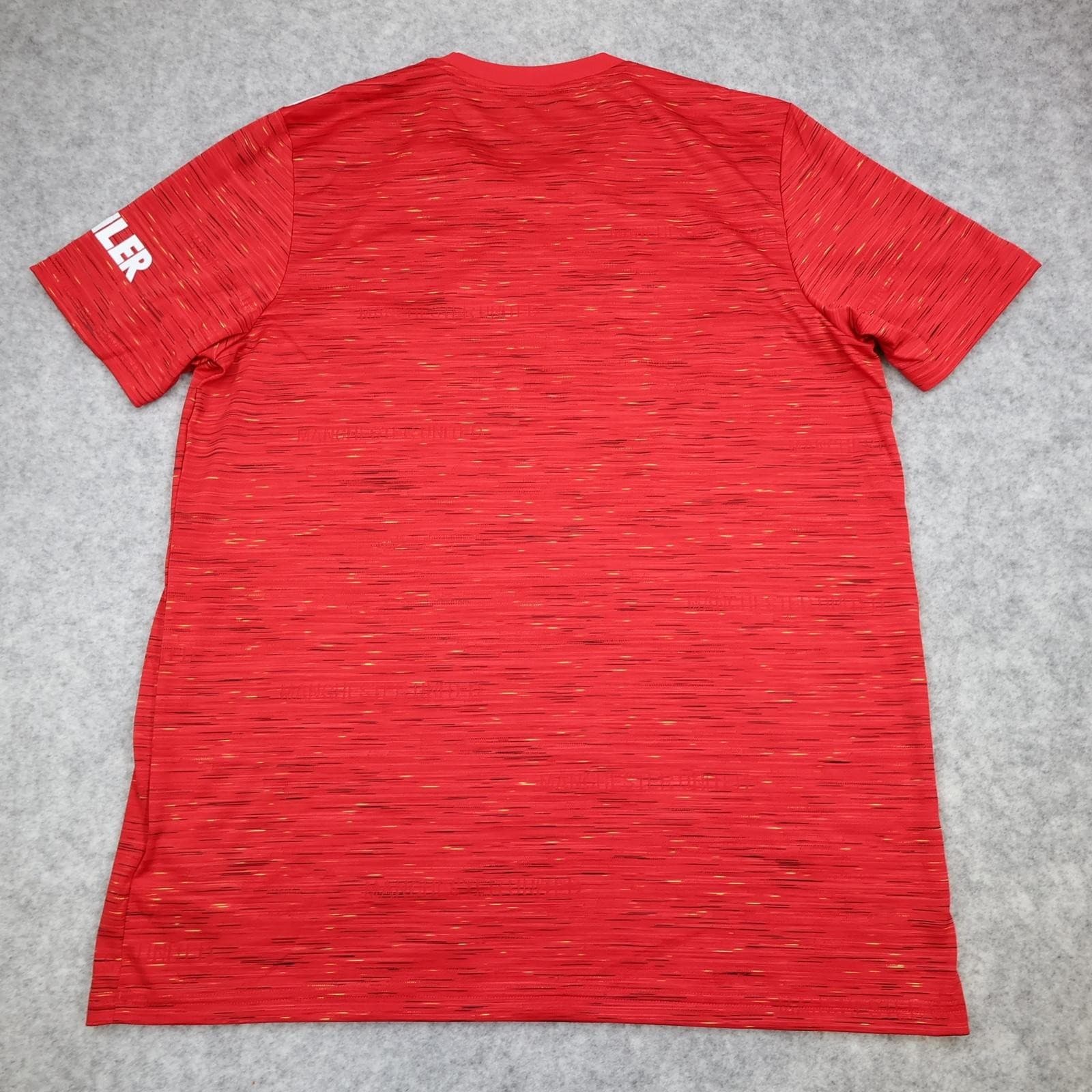 Manchester United Shirt Mens XL Red Home 2020 2021 Football Adidas Chevrolet photo 2