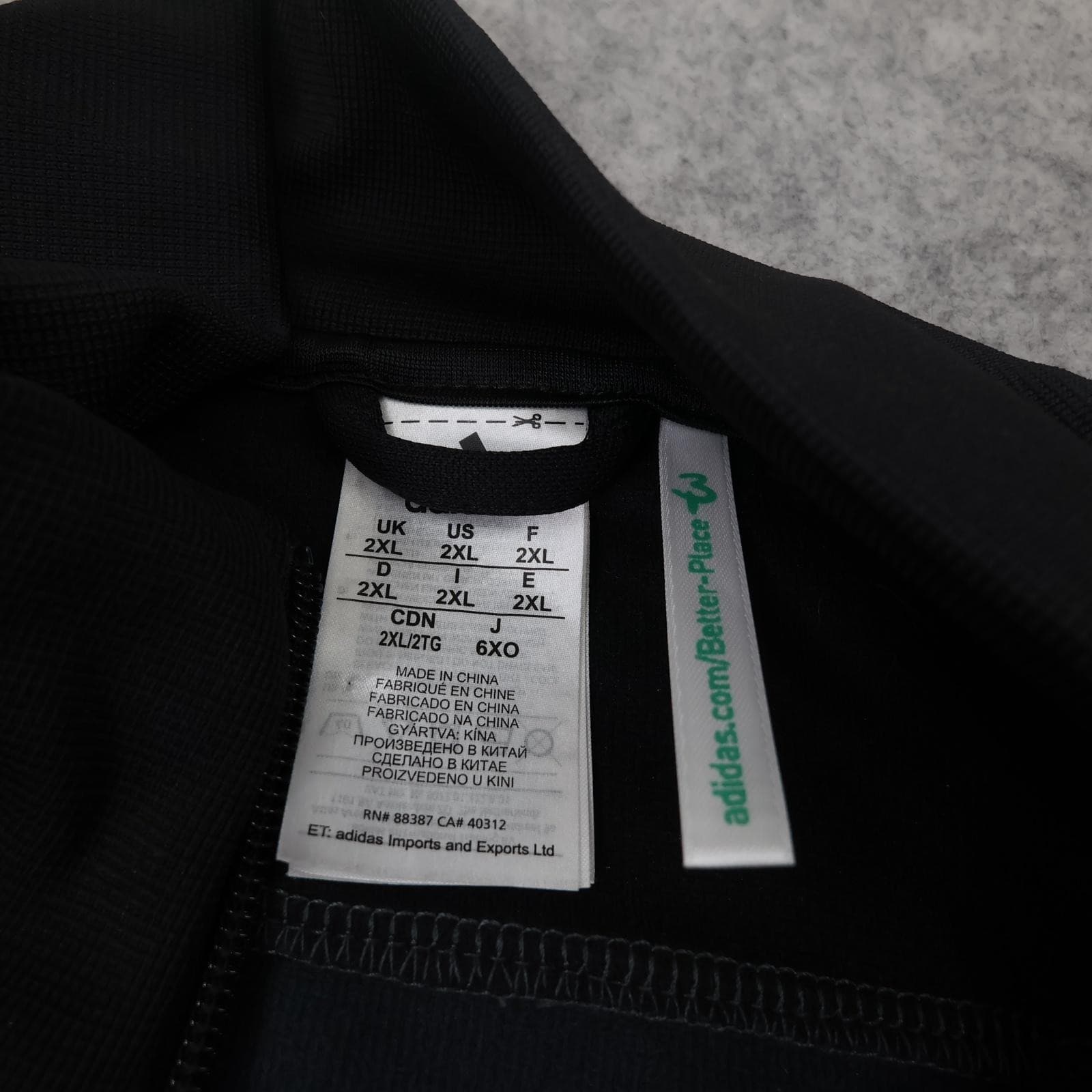 Germany Jacket Mens 2XL Black 2013 2014 Football Adidas Climalite Track Top photo 5