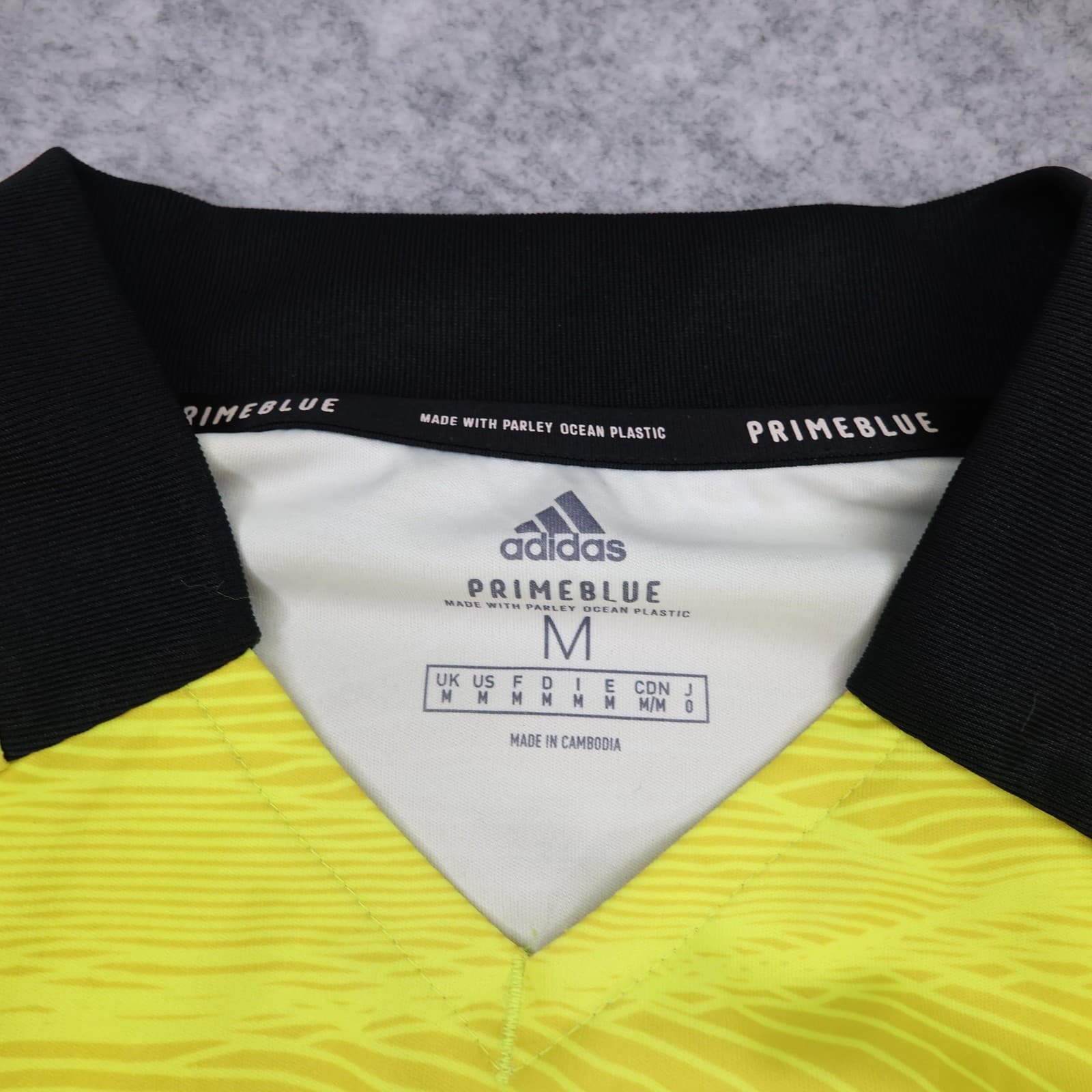Ipswich Town Goalkeeper Shirt Mens Medium Yellow 2021 2022 Adidas Tour Sheeran photo 6