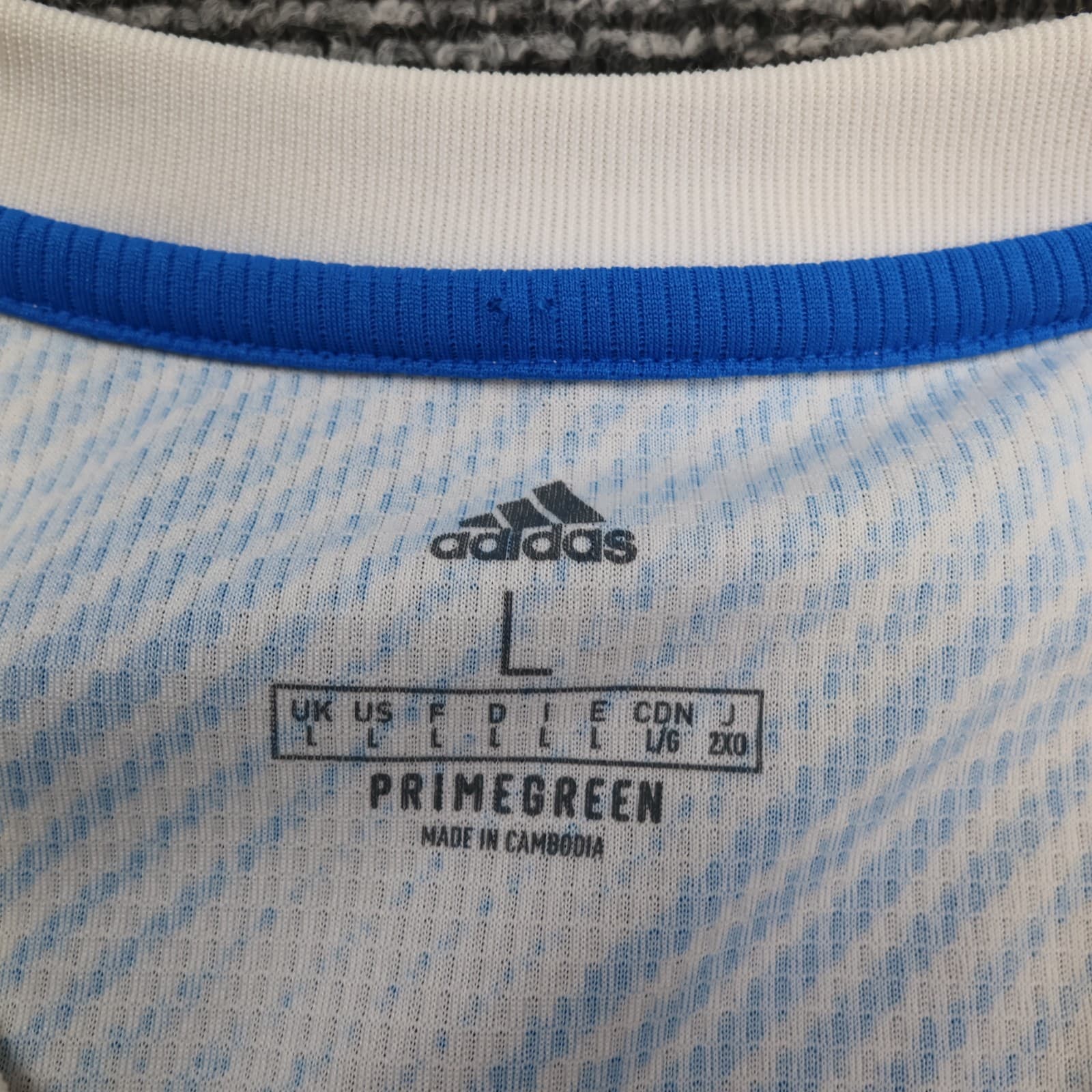 Manchester United Shirt Large Blue Away Kit 2021 2022 Adidas Soccer Jersey photo 6