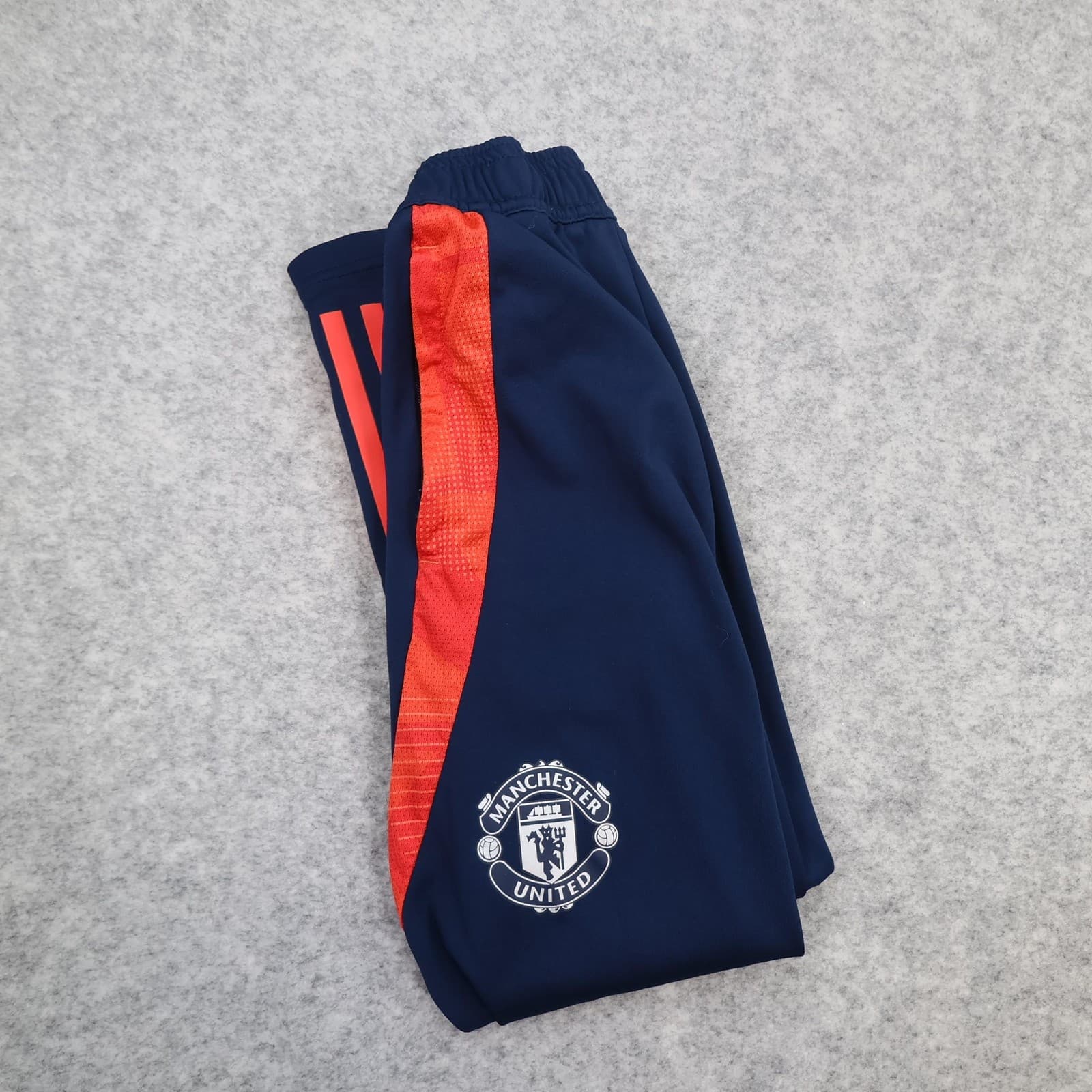 Manchester United Tracksuit Bottoms Youth 7-8 Years Navy EPL Football Adidas photo 7