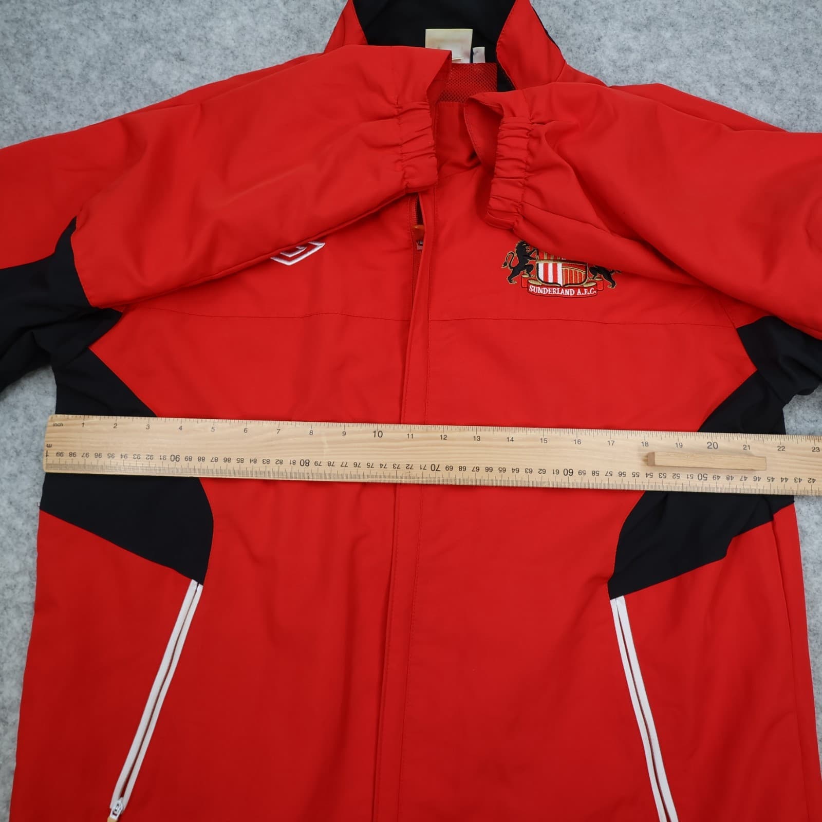 Sunderland Jacket Large Training Red Jacket 2011 2012 Umbro Tracksuit photo 8