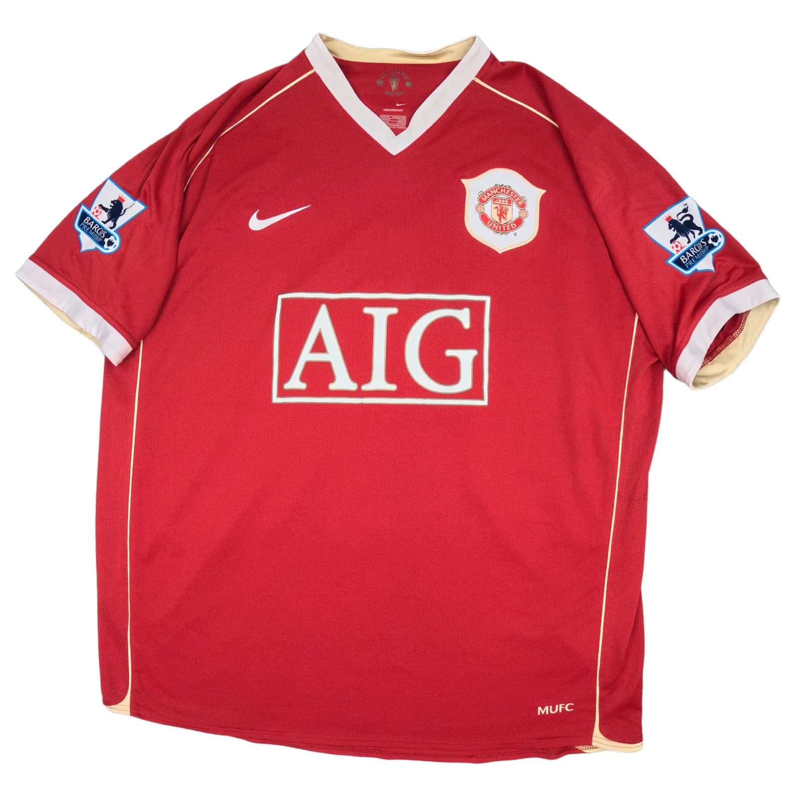 Manchester United Football Shirt Extra Large 2006 2007 Nike Cristiano Ronaldo 7 photo 2