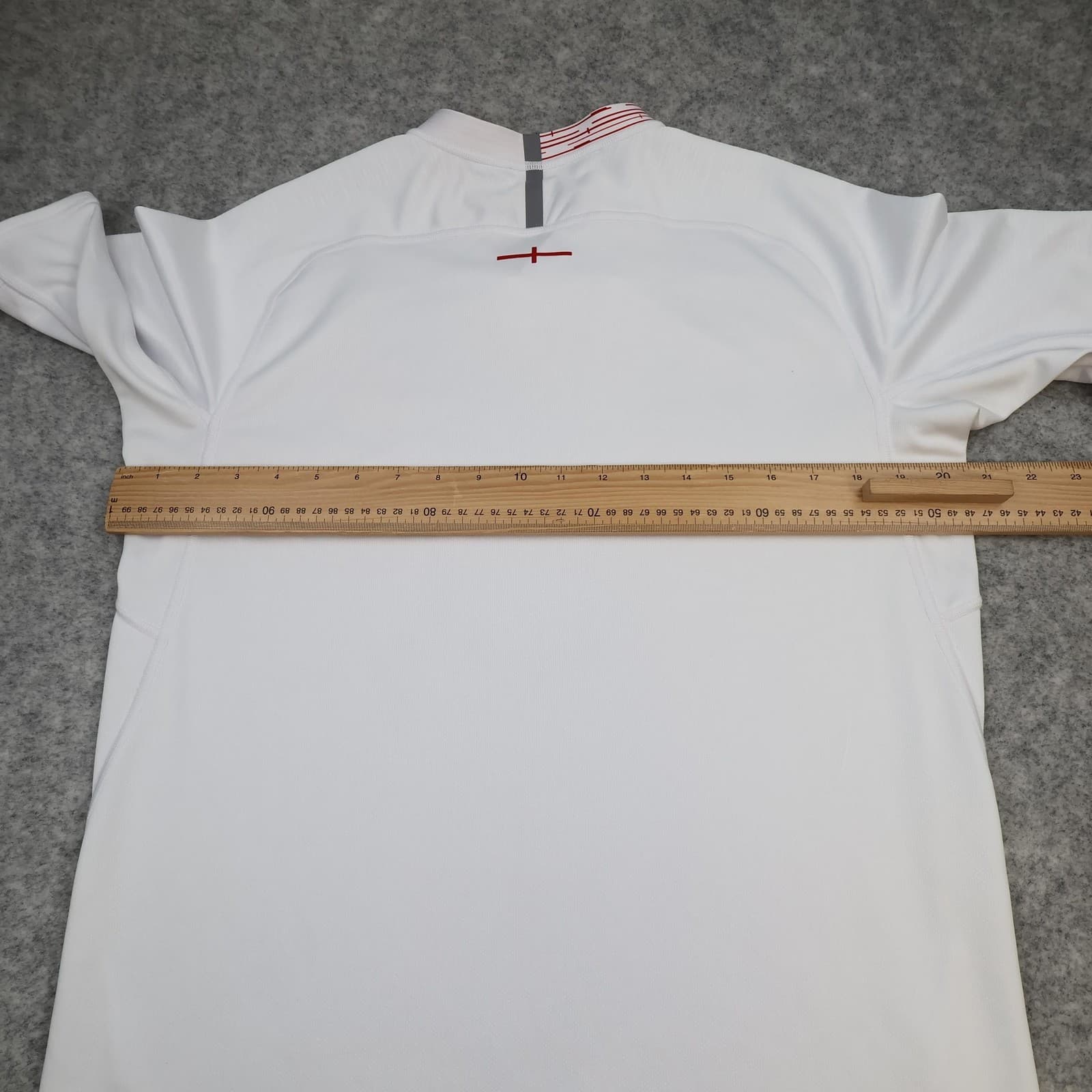 England Rugby Shirt Mens Medium White Rugby Union 2015 2016 O2 Vapodri Jersey photo 7
