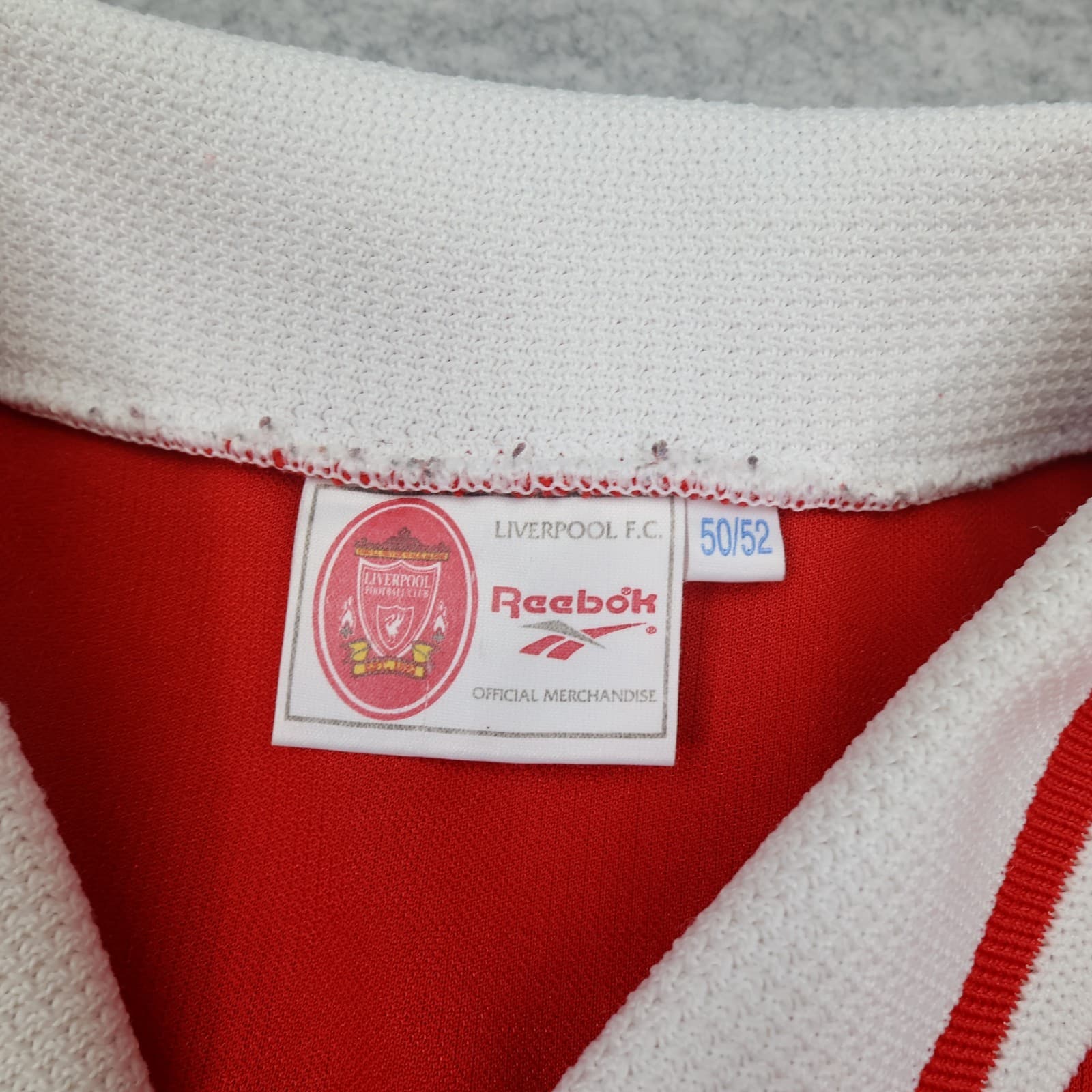 Vintage Liverpool Shirt 3XL Red Home Kit 1996 1997 Reebok Jersey 50/52" 90s XXXL photo 8