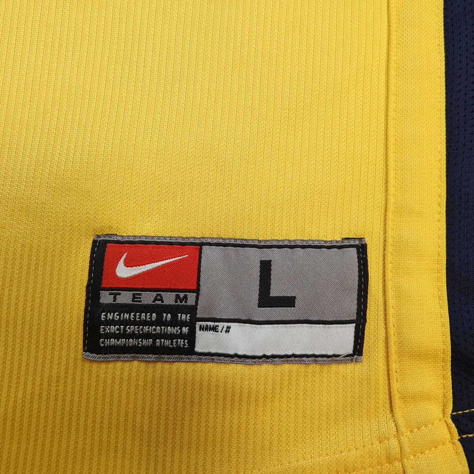 Vintage Arsenal Shirt Kids Large Yellow Away 2000 2002 Sega Jersey Nike photo 8