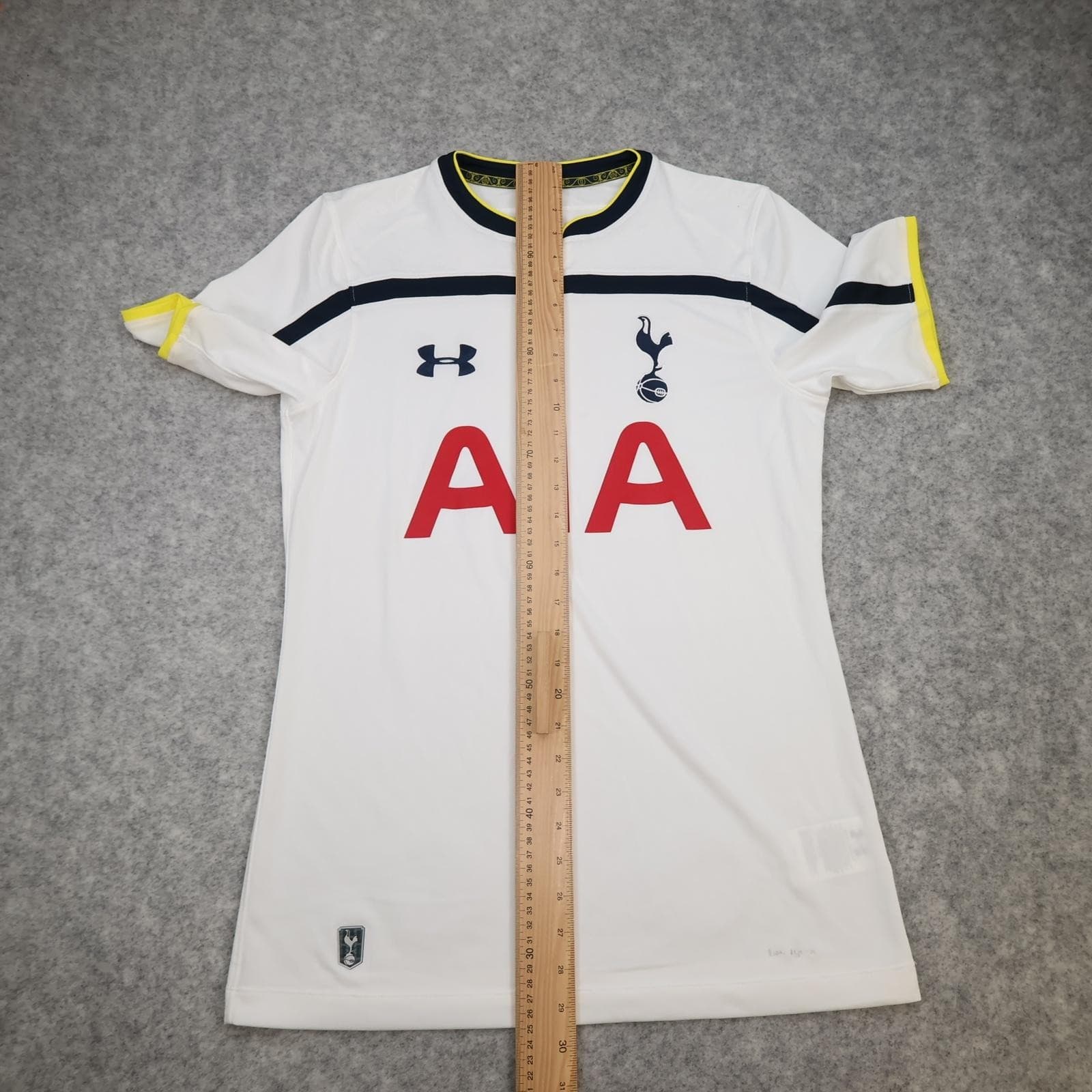 Tottenham Hotspur Shirt Mens Medium White Home 2014 2015 Football Under Armour photo 12