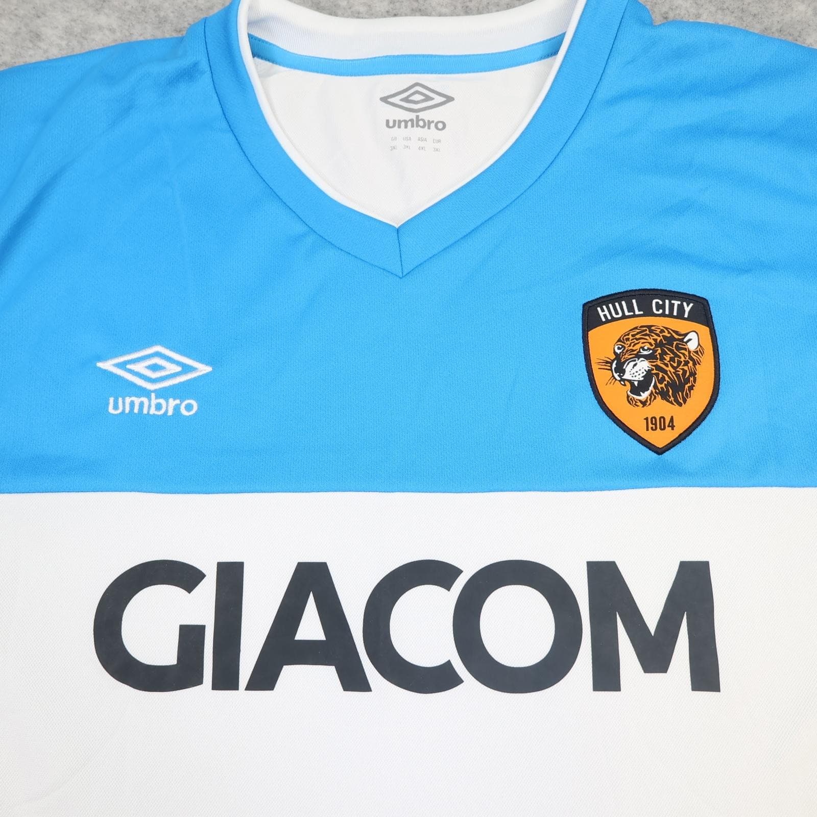 Hull City Shirt Mens 3XL White 3rd Kit 2020 2021 EFL Football Umbro Jersey photo 3