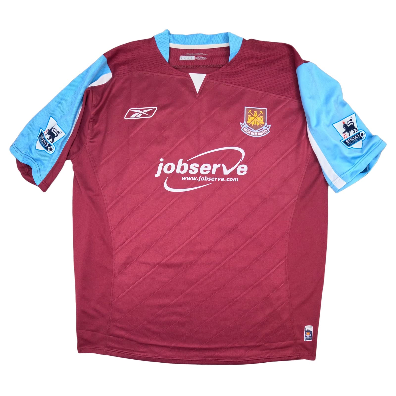West Ham United Football Shirt Extra Large Home 2005 2007 Reebok Tevez 32 photo 2