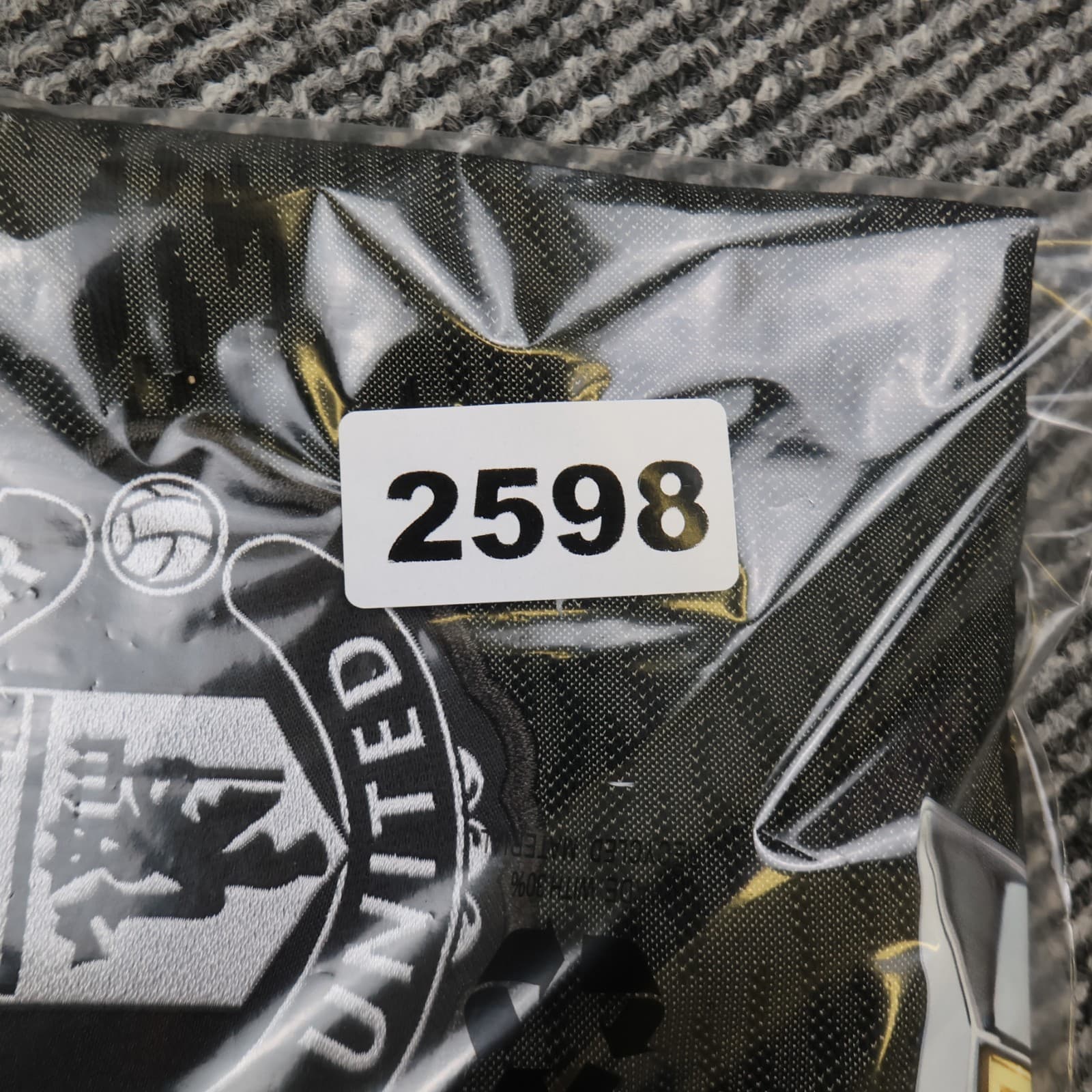 Manchester United Shirt Large Black Away Kit 2020 2021 Adidas Soccer Jersey photo 15