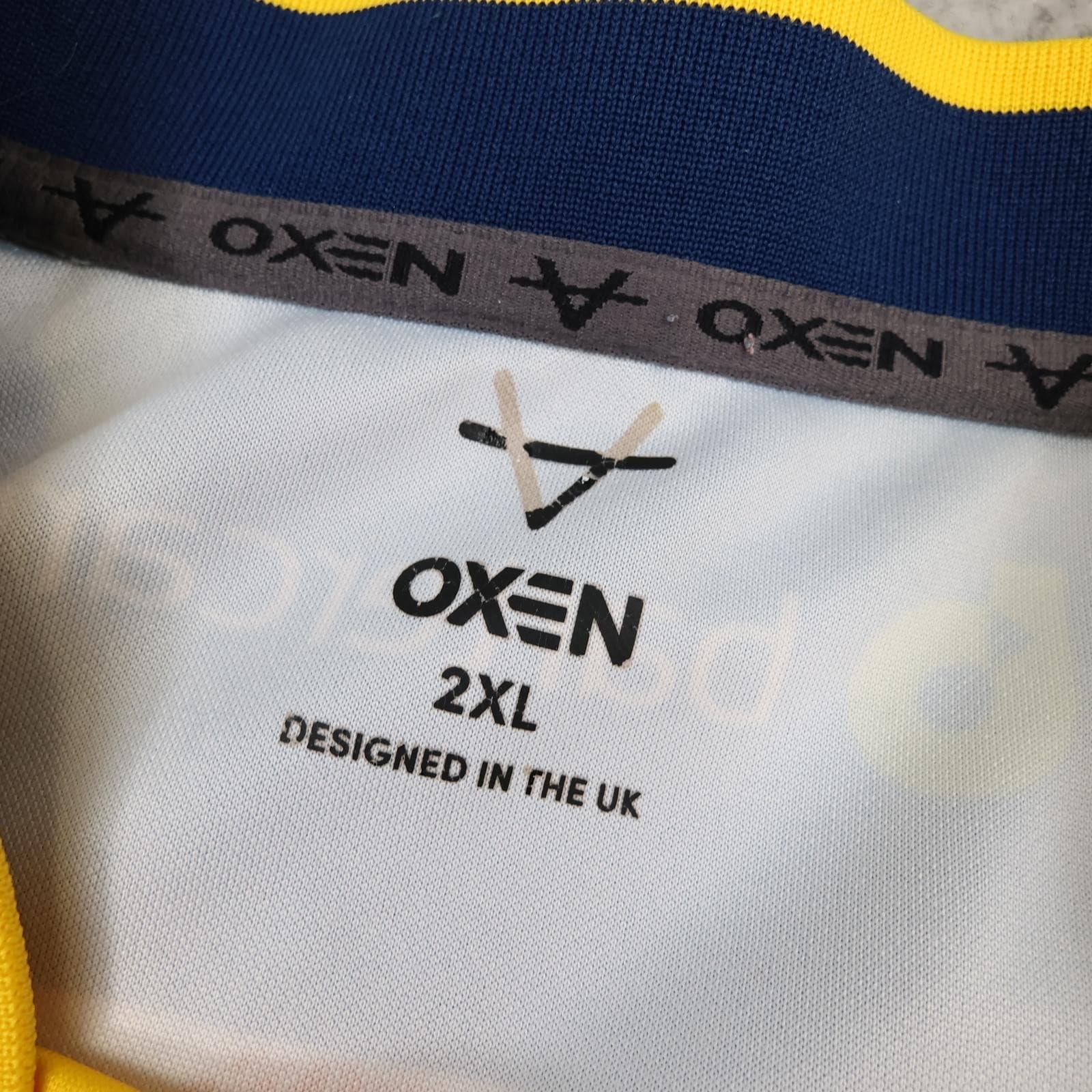 Leeds Rhinos Rugby Shirt Mens 2XL Blue Rugby League Oxen 2023 Jersey photo 5