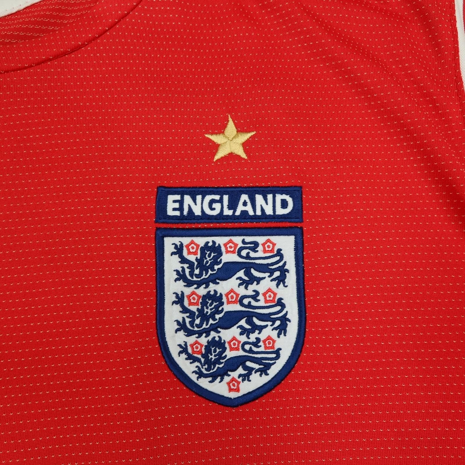 Vintage England Away Shirt Mens XL Red 2004 2006 Football Umbro David Beckham 7 photo 8
