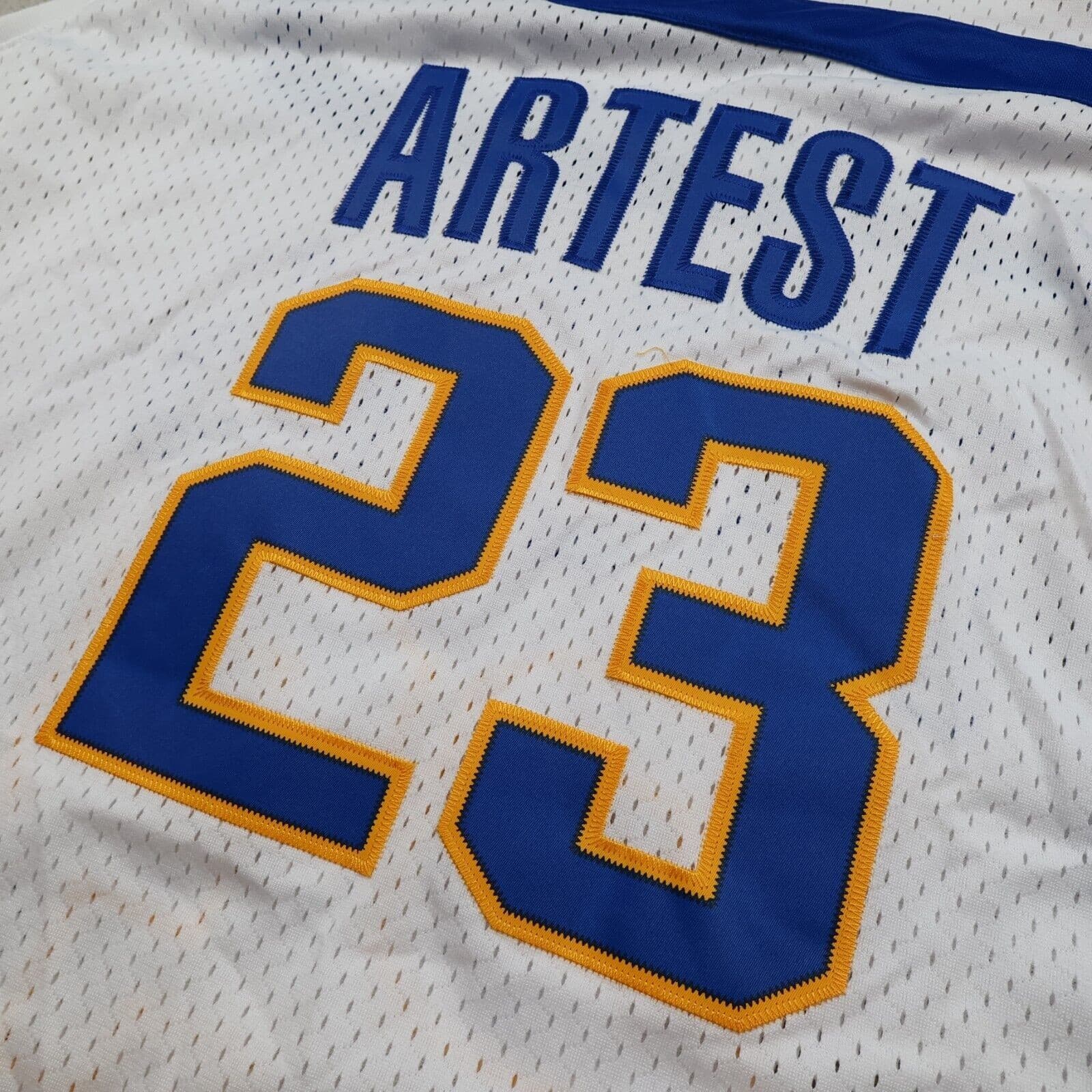 Vintage Indiana Pacers Jersey 3XL Nike 90s Basketball NBA Ron Artest photo 13