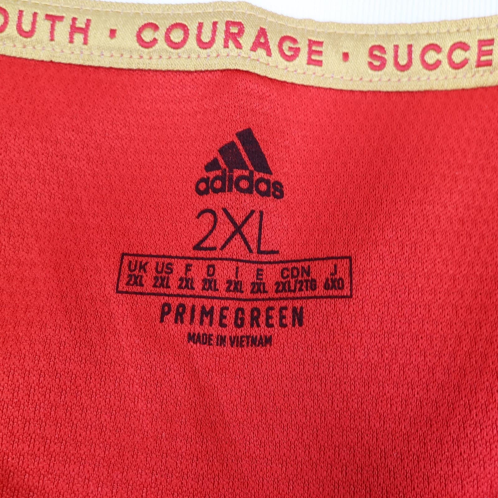 Manchester United Shirt Mens 2XL Red Home 2021 2022 Adidas Soccer Jersey photo 6