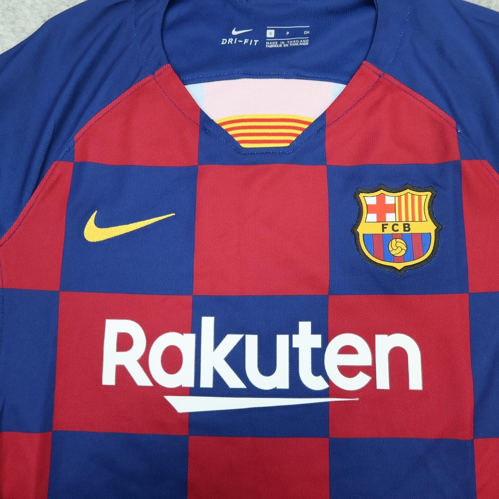 Barcelona Shirt Womens Small Red Blue Home 2019 2020 Football Nike Soccer Jersey photo 3