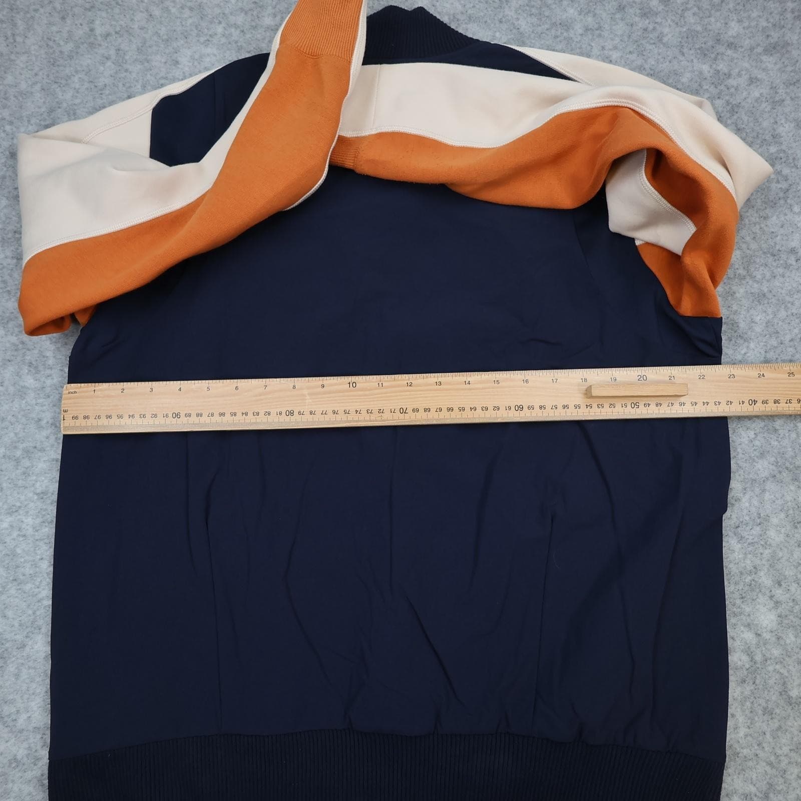 Adidas Jacket Mens Large Blue Colourblock Track Full Zip A Logo Lined DX8408 photo 10