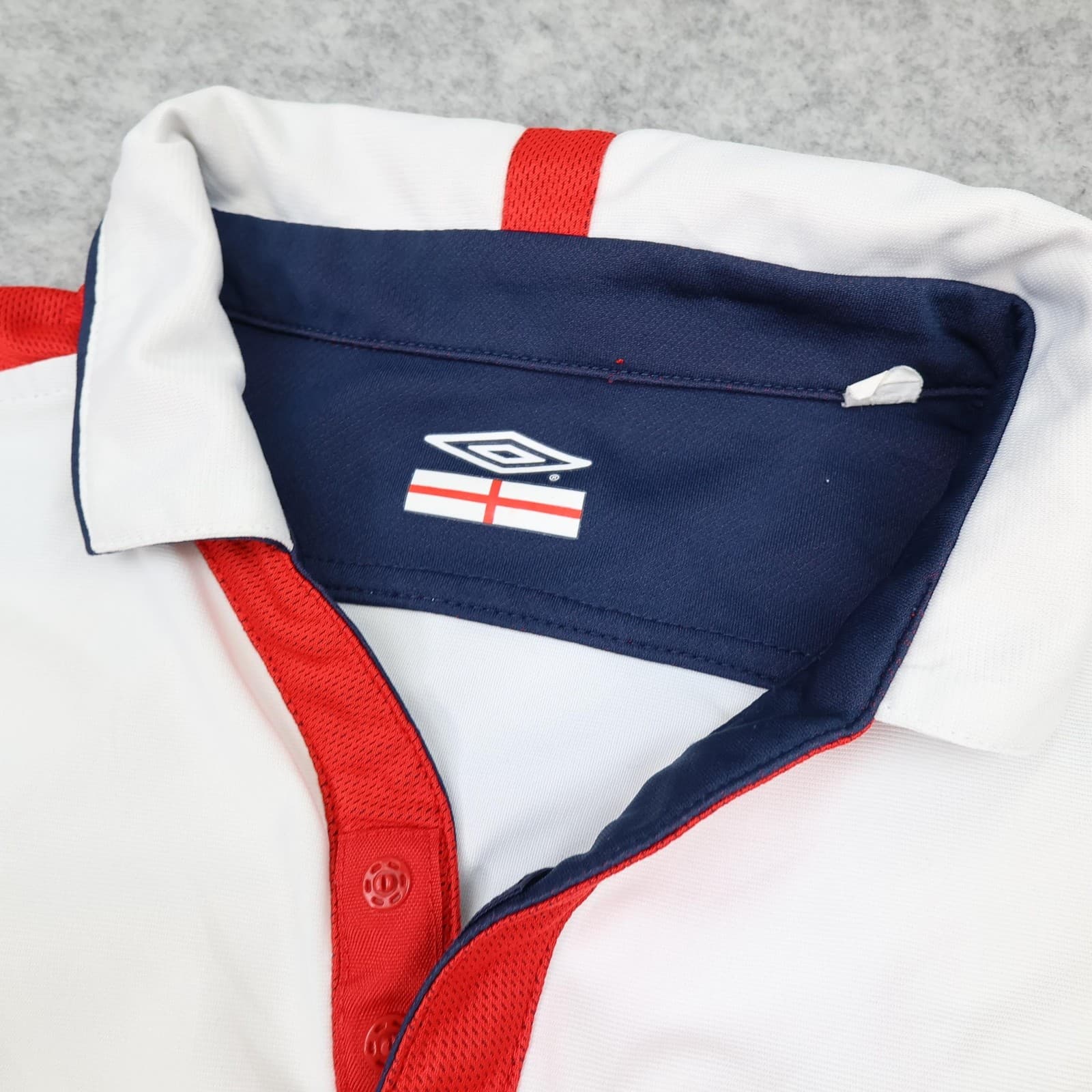 England Vintage Home Shirt Kids Extra Large Boys 2003 2005 Youth Soccer Jersey photo 4