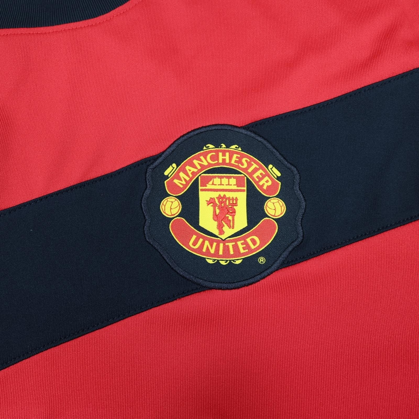 Manchester United Shirt Mens XL Red Home 2009 2010 EPL Football Nike Evra 3 photo 7