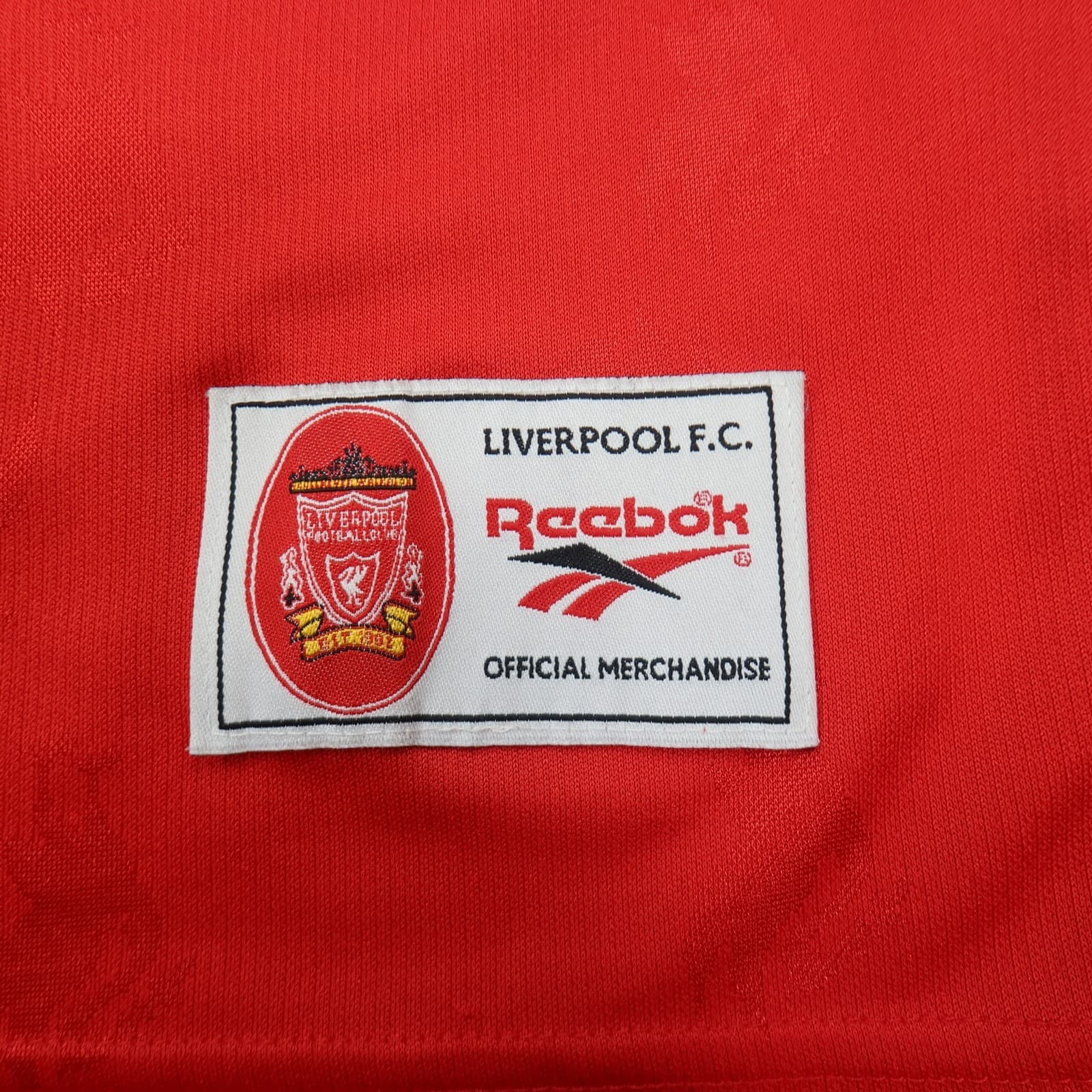 Vintage Liverpool Shirt Large Red Home Kit 1997 1999 Reebok Jersey 42/44 Fowler photo 5