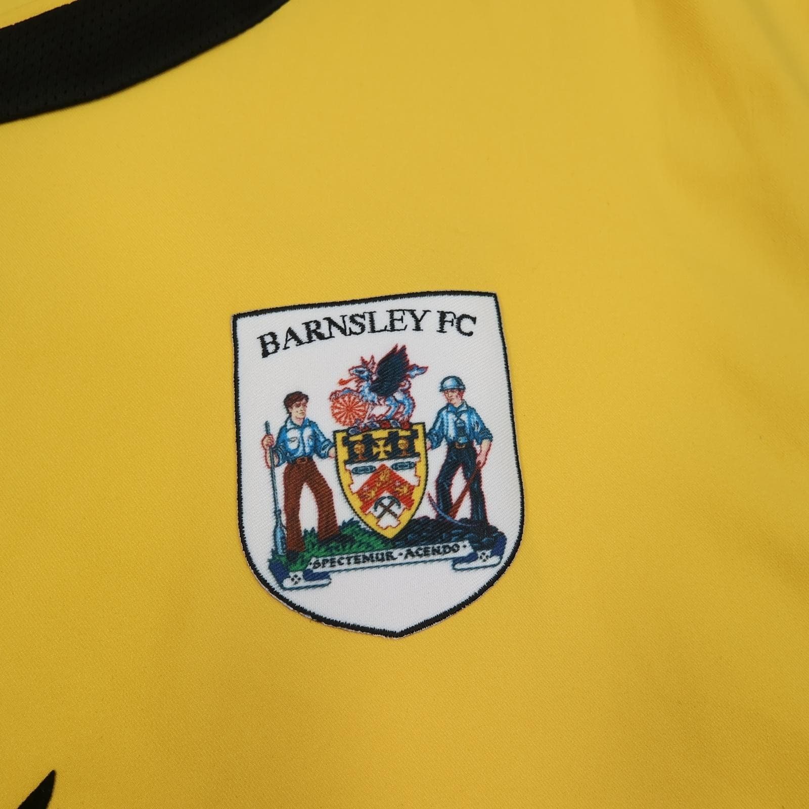 Barnsley Shirt Mens 3XL Yellow Away EFL Football JAKO 2006 2007 Soccer Jersey photo 5
