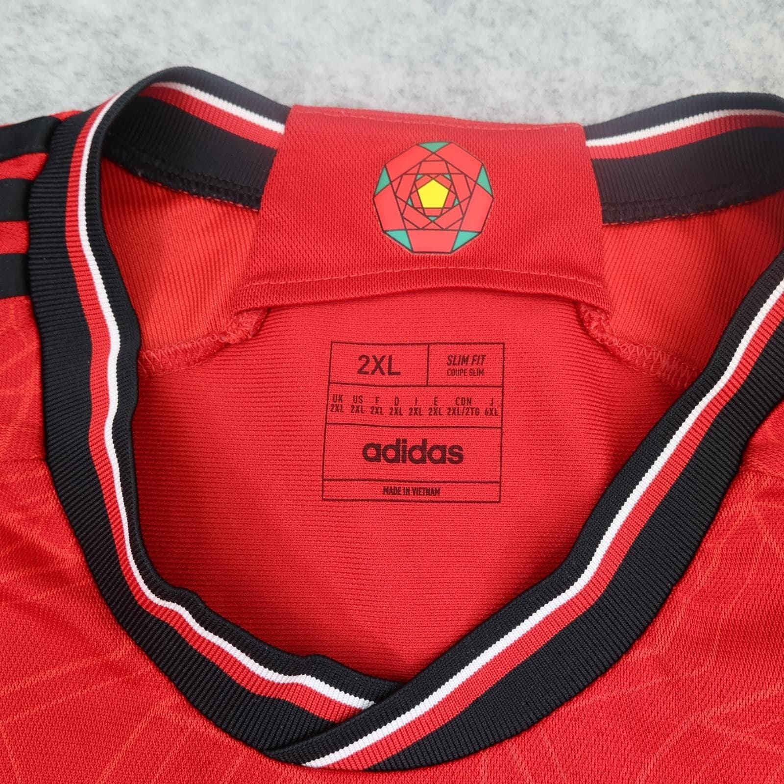 Manchester United Shirt Mens 2XL Red Home 2023 2024 Adidas Soccer Jersey photo 6