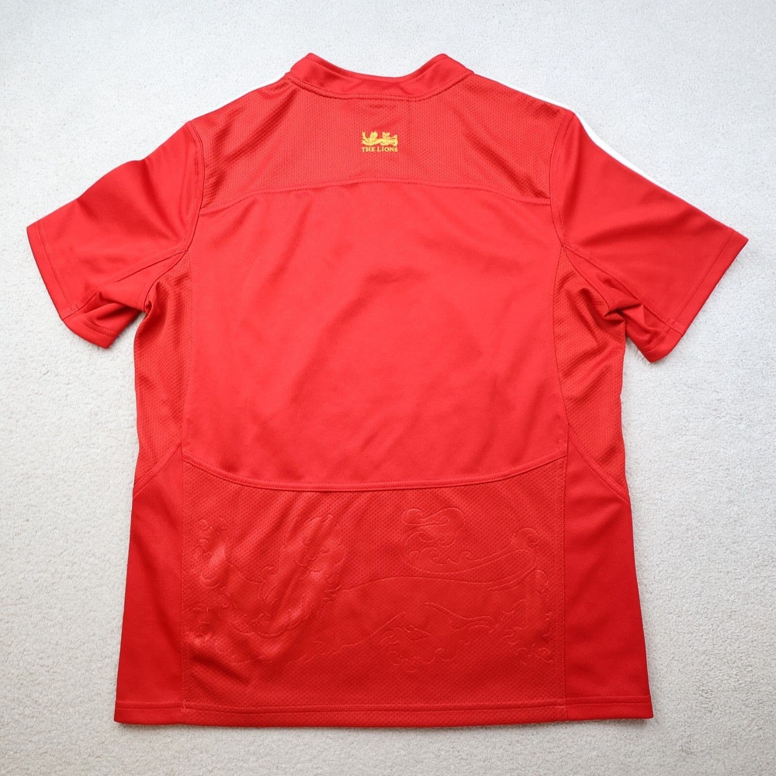 Lions Rugby Shirt Large Womens Adidas Jersey 2008 2009 HSBC South Arfica Tour photo 2