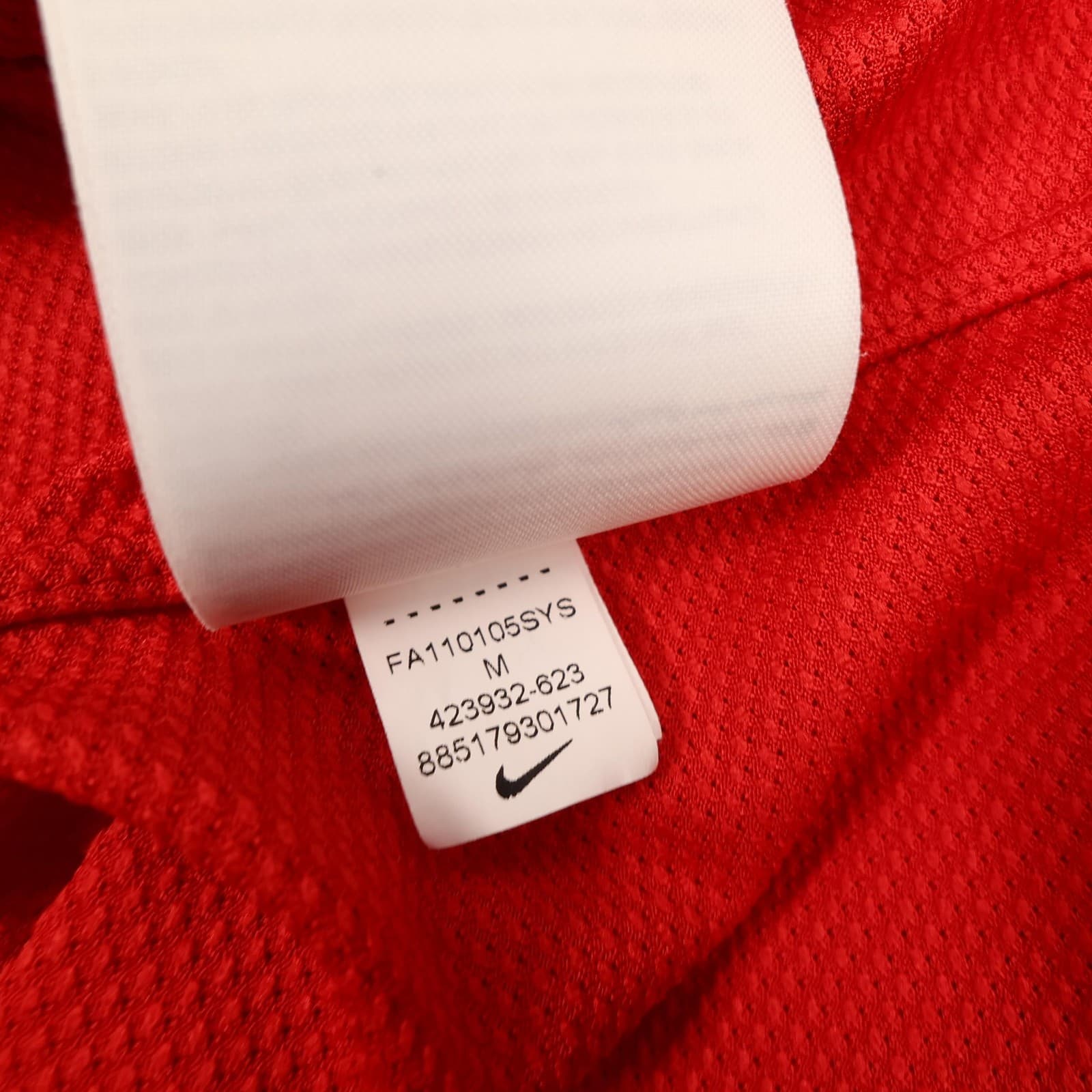 Manchester United Shirt Mens Medium Red Home 2011 2012 Football Nike Moore 8 photo 16