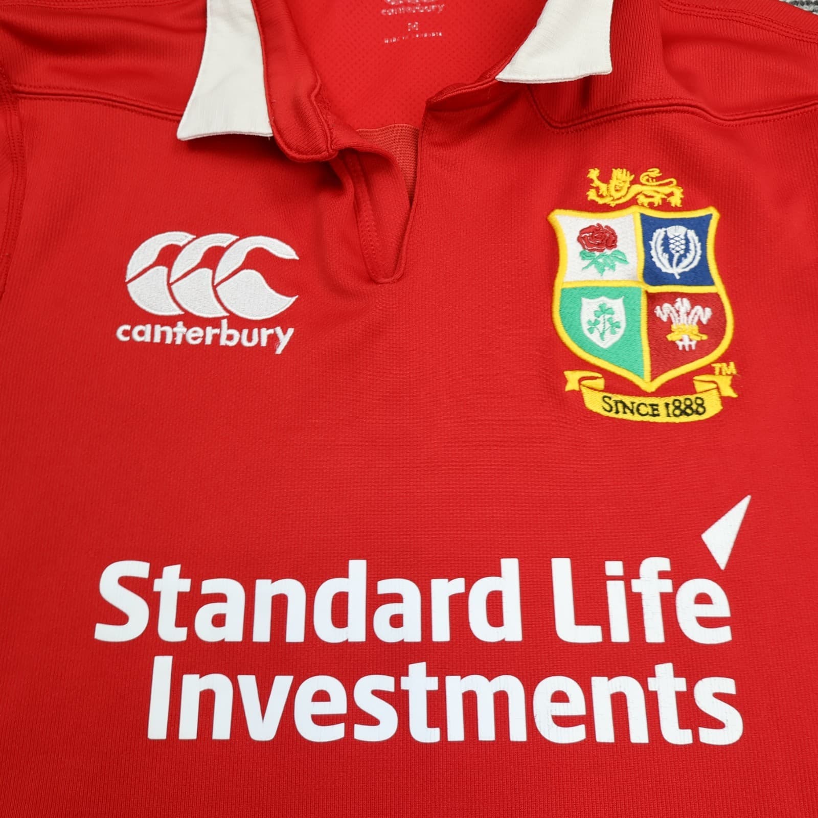 Lions Rugby Shirt Medium Canterbury Jersey 2017 Vaposhield British & Irish photo 3