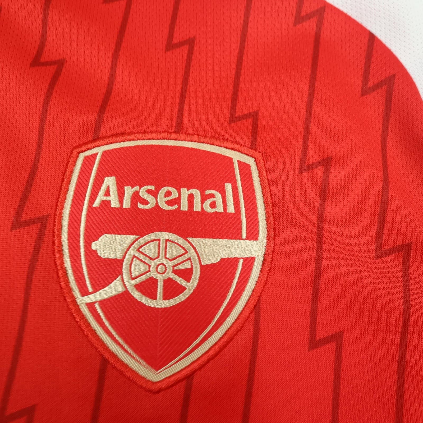 Arsenal Shirt Mens Medium Red Home 2023 2024 Football Adidas Rice 41 Jersey photo 5