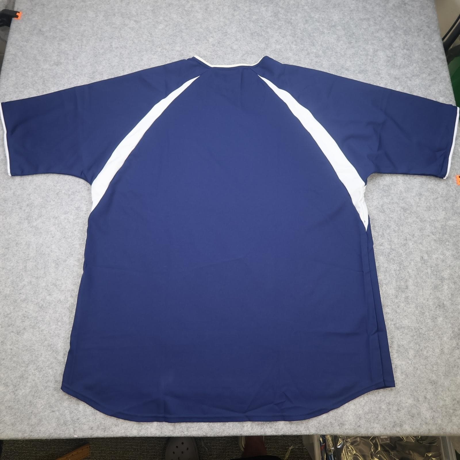 Vintage Scotland Shirt Mens 2XL Blue Short Sleeve 2003 2005 Diadora Jersey photo 2