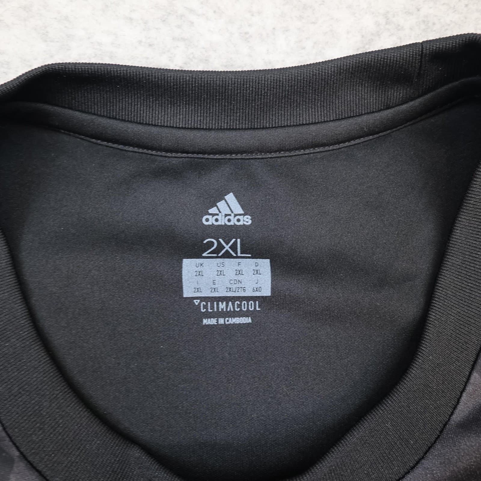Manchester United Away Shirt Mens 2XL Black 2017 2018 Adidas Soccer Jersey photo 7